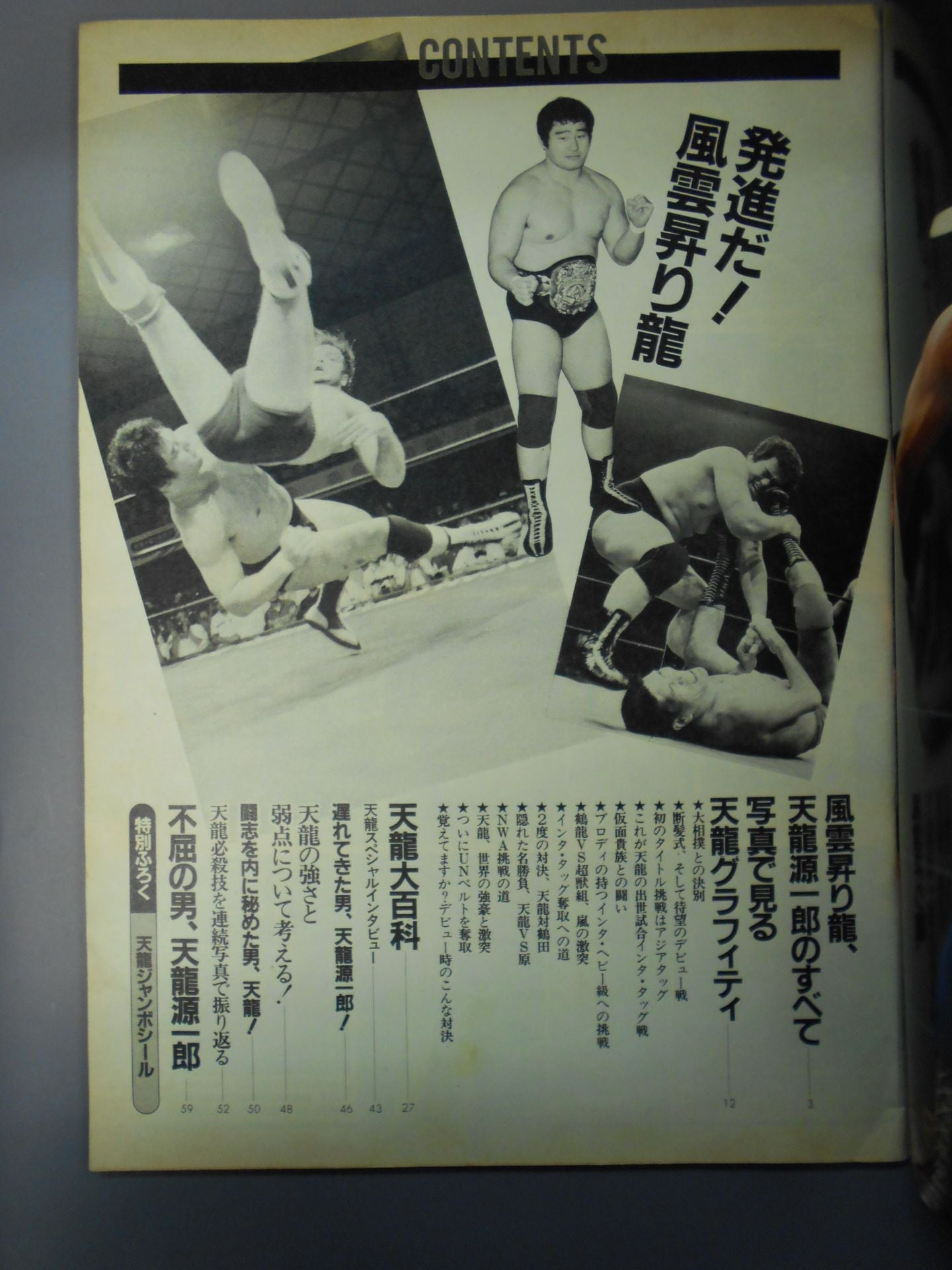 プロレスアルバム50 天龍源一郎