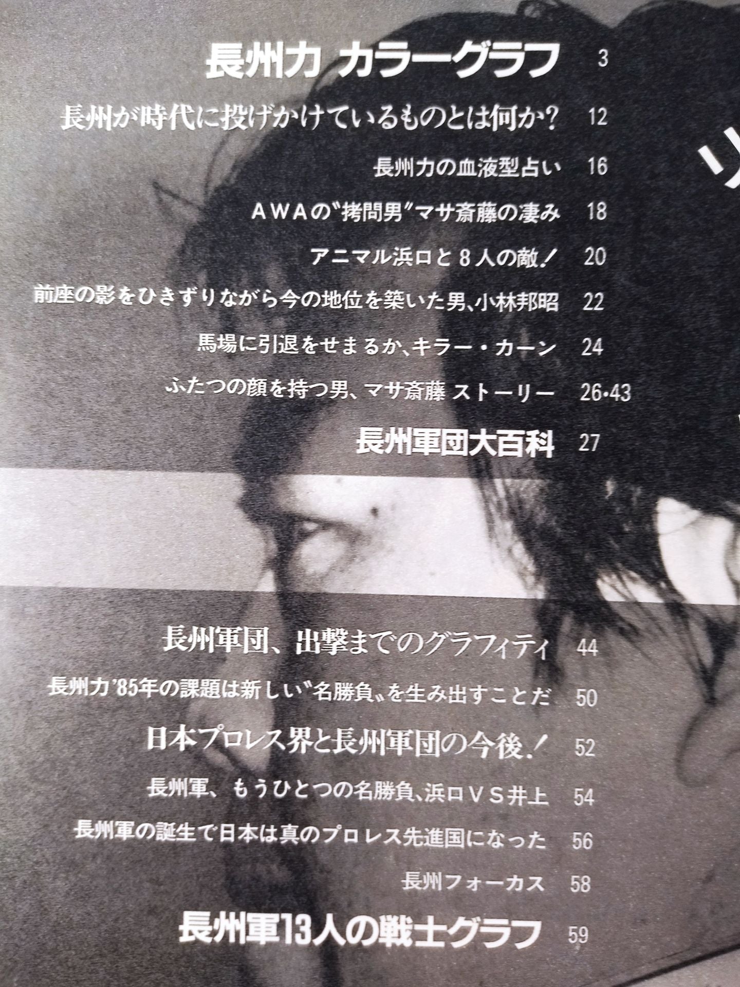 Pro Wrestling Album 54 Sortie! Riki Choshu Corps