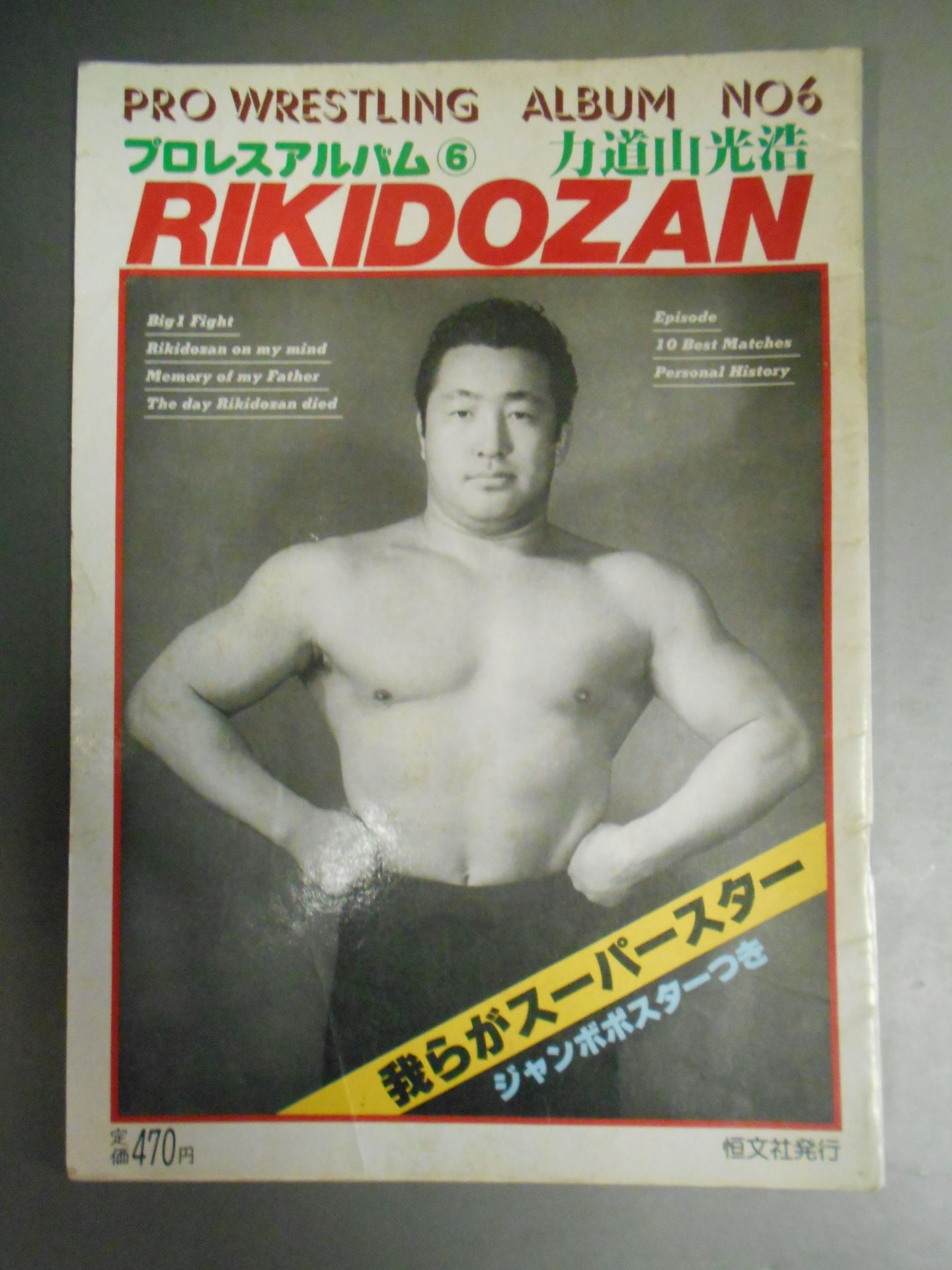 プロレスアルバム6 力道山光浩
