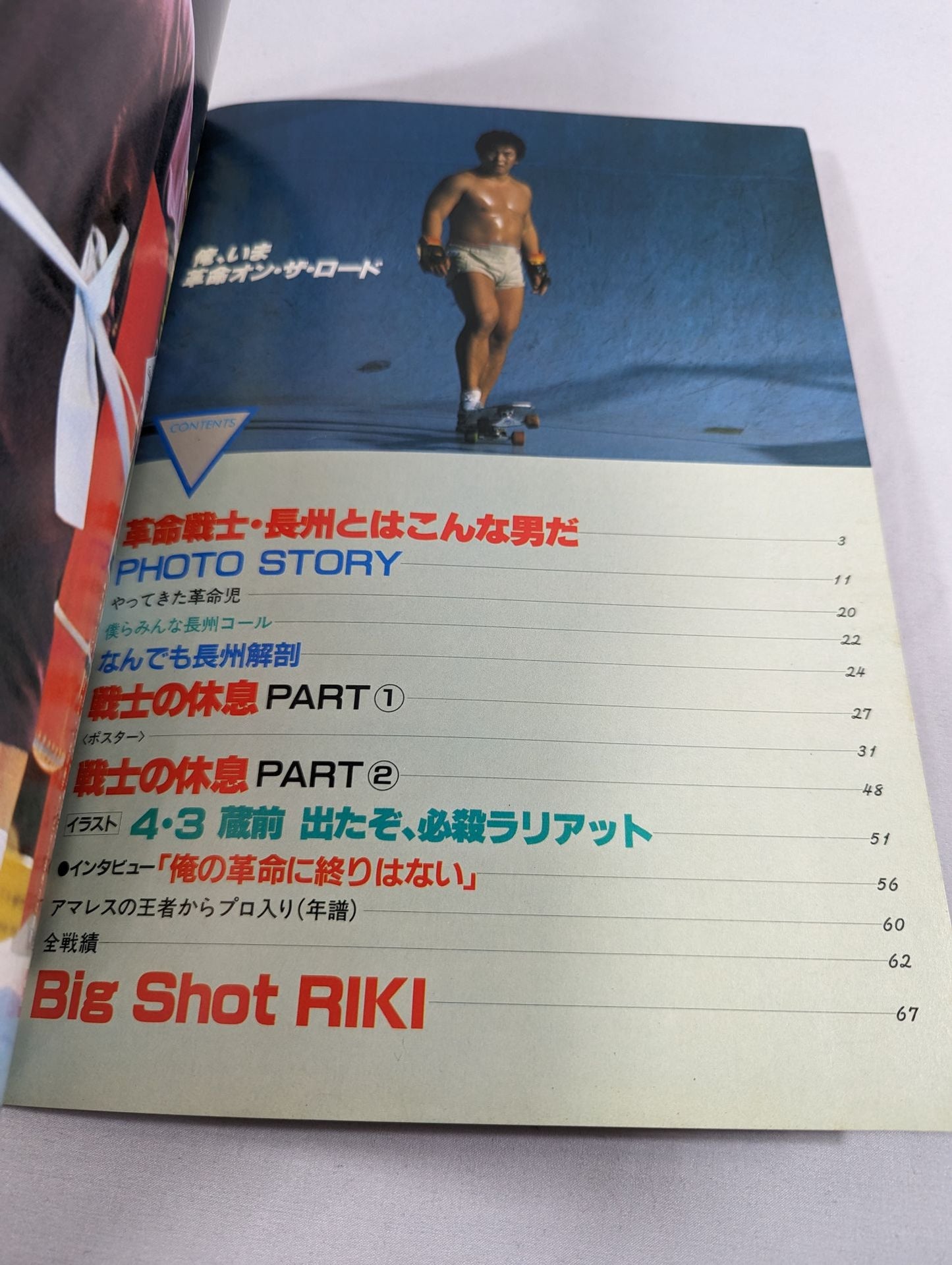 Pro Wrestling Album 32 Revolutionary Warrior Riki Choshu