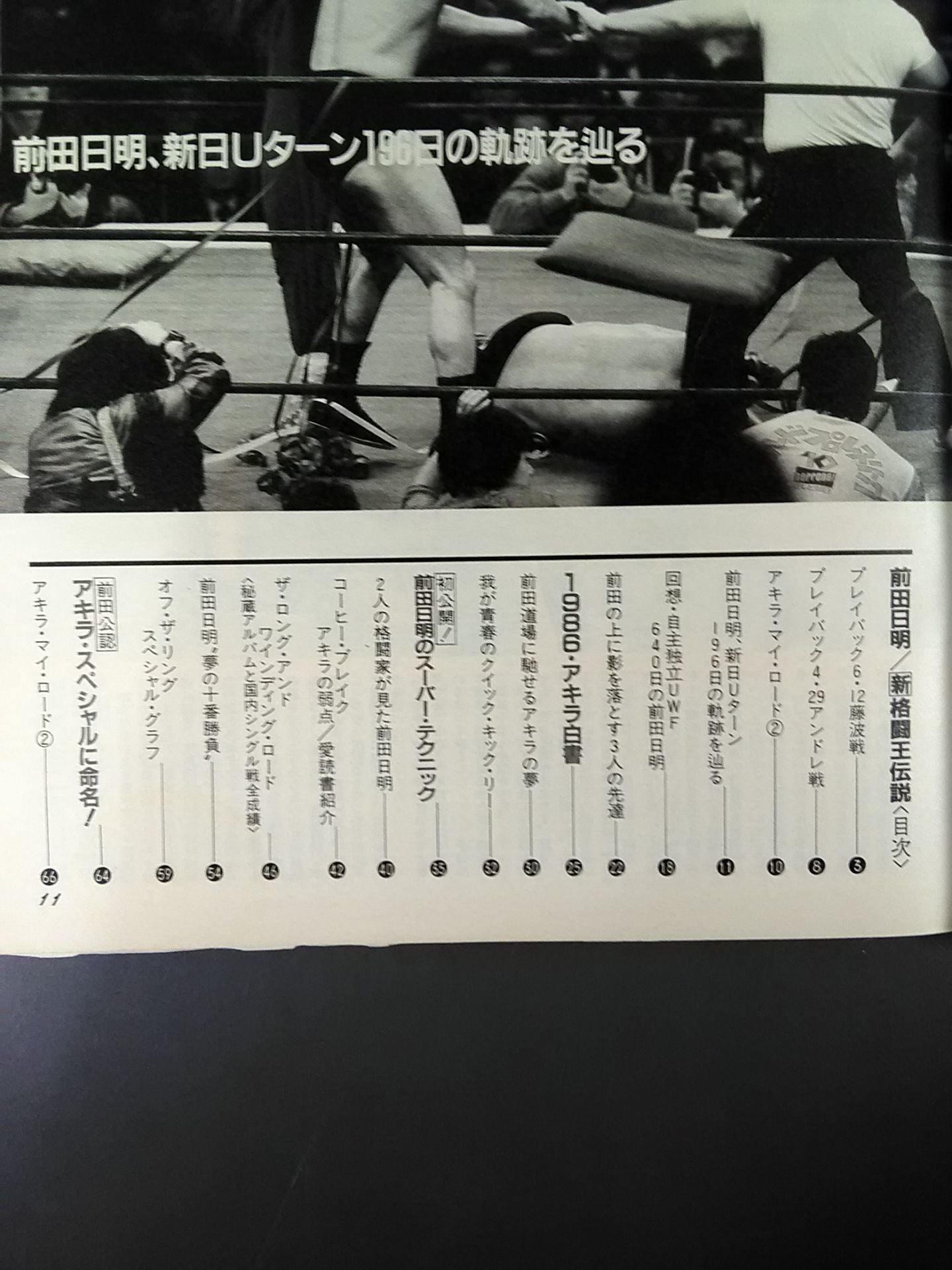 Pro Wrestling Album 69 Akira Maeda The Legend of the New Fighting King
