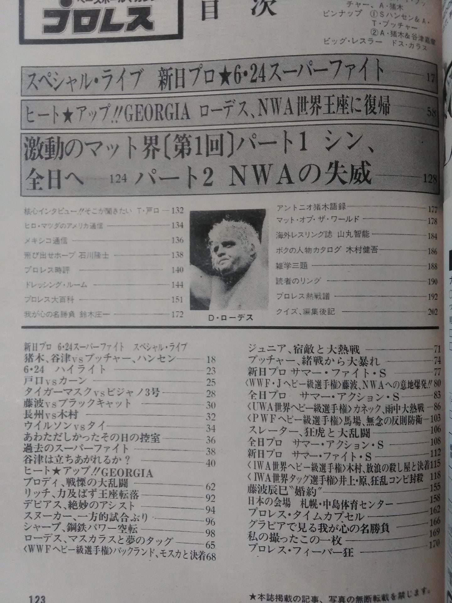 Pro Wrestling 1981/08