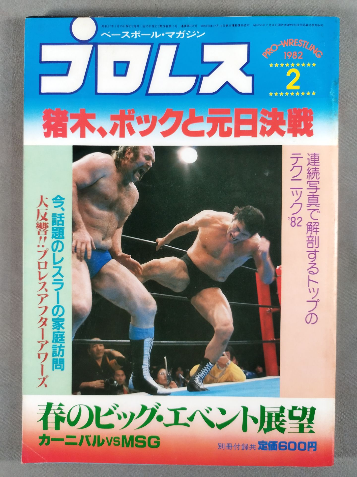 Monthly Pro Wrestling February 1982 issue