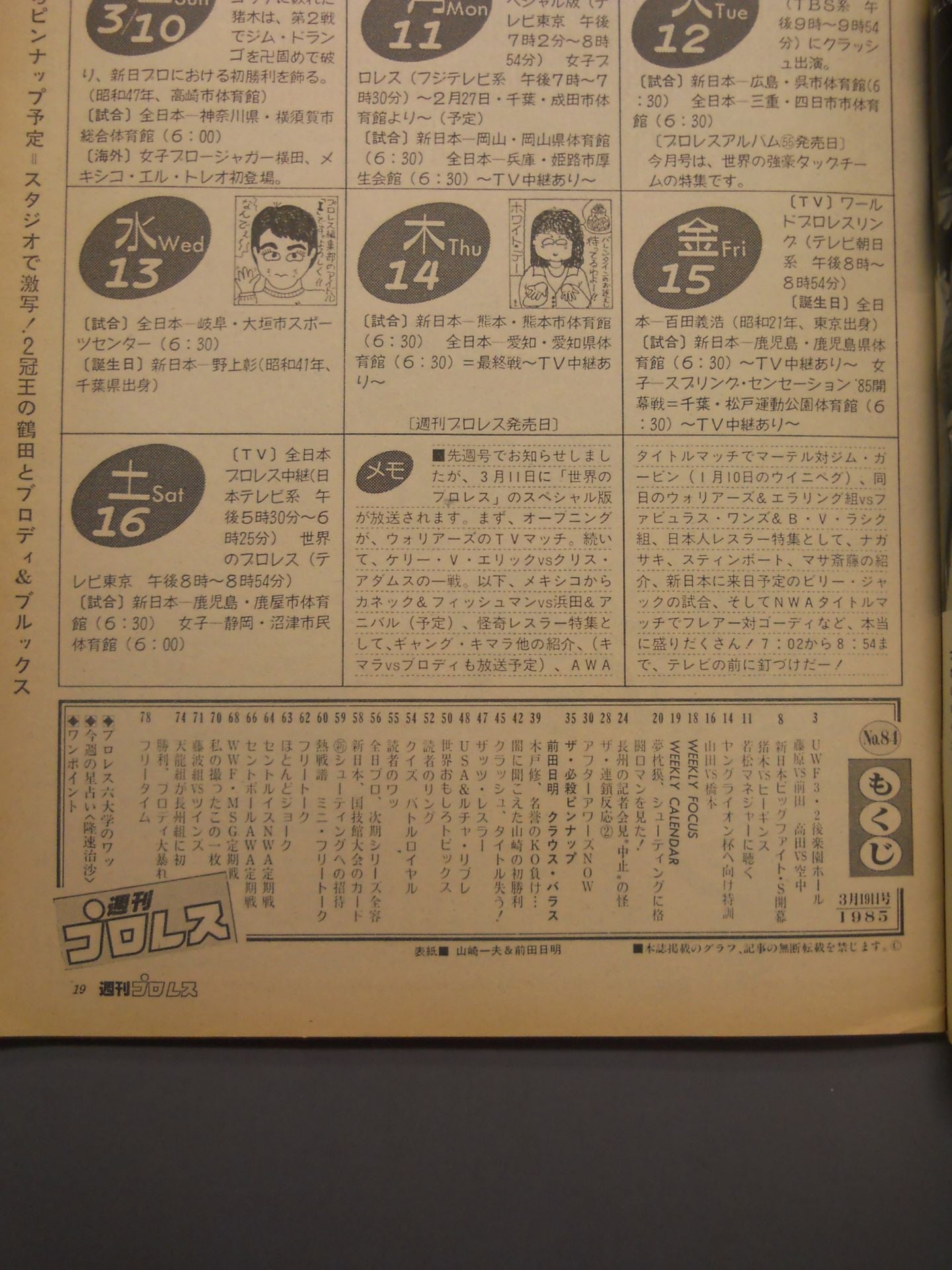 Weekly Pro Wrestling 84