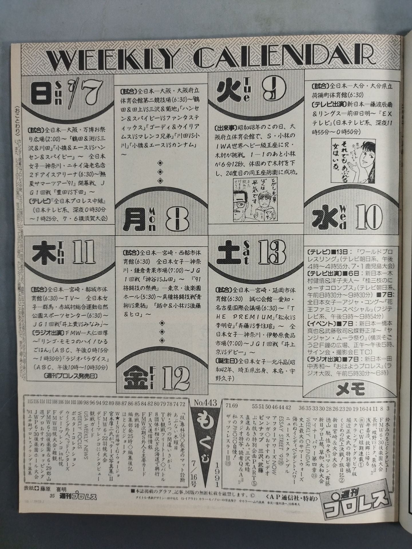 Weekly Pro Wrestling 443