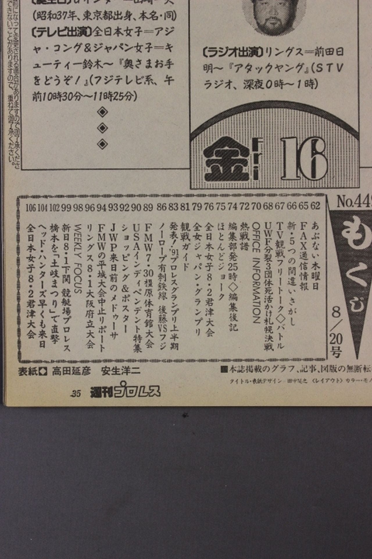 Weekly Pro Wrestling 449