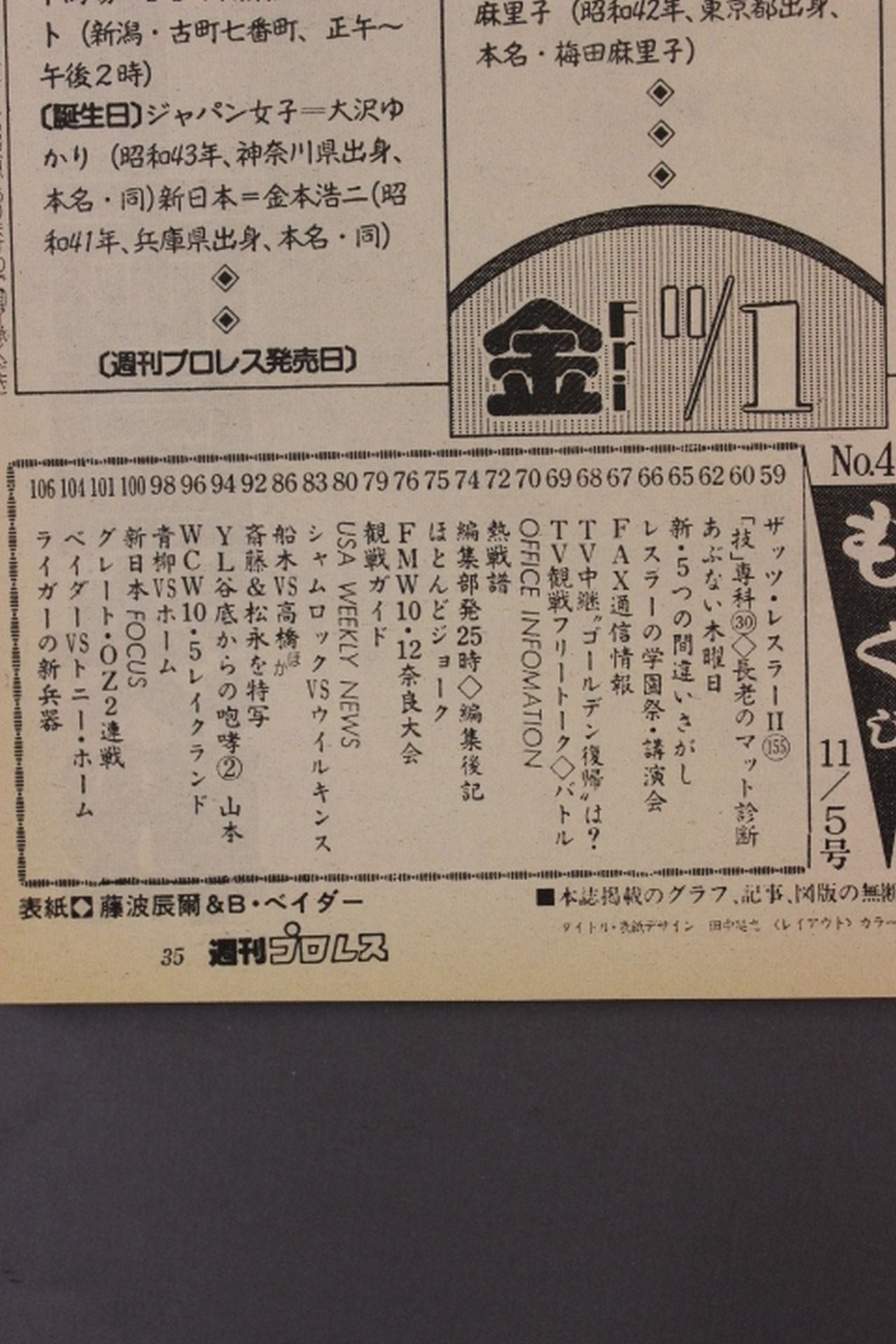 Weekly Pro Wrestling 461