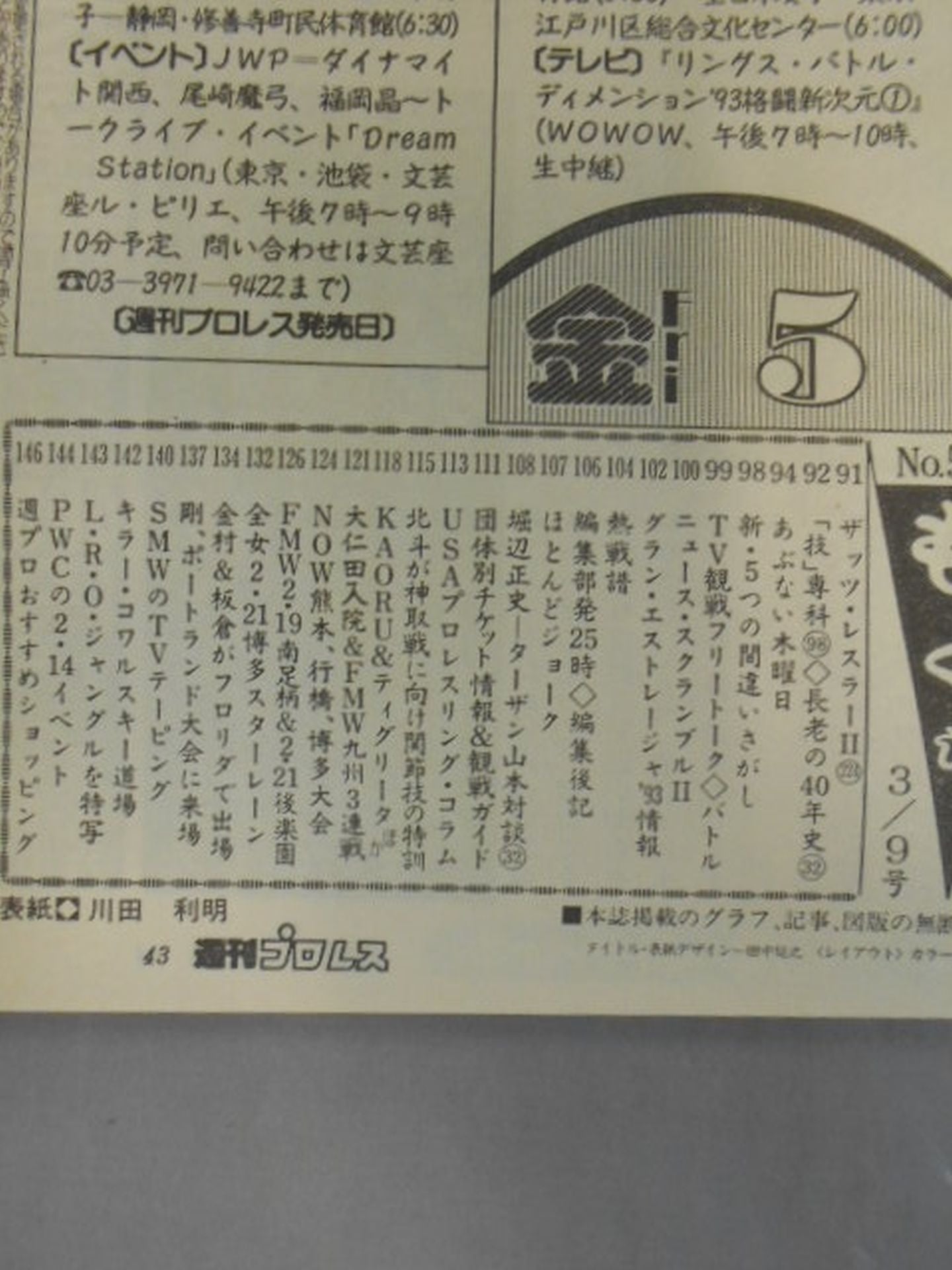 Weekly Pro Wrestling 539