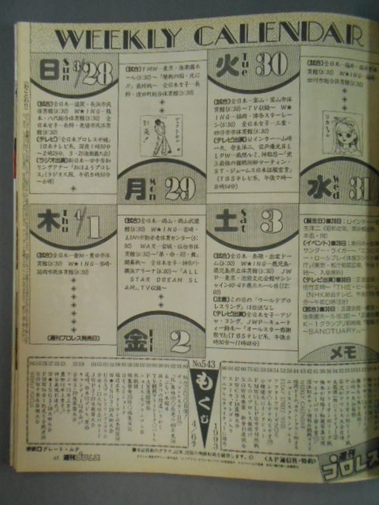 Weekly Pro Wrestling 543