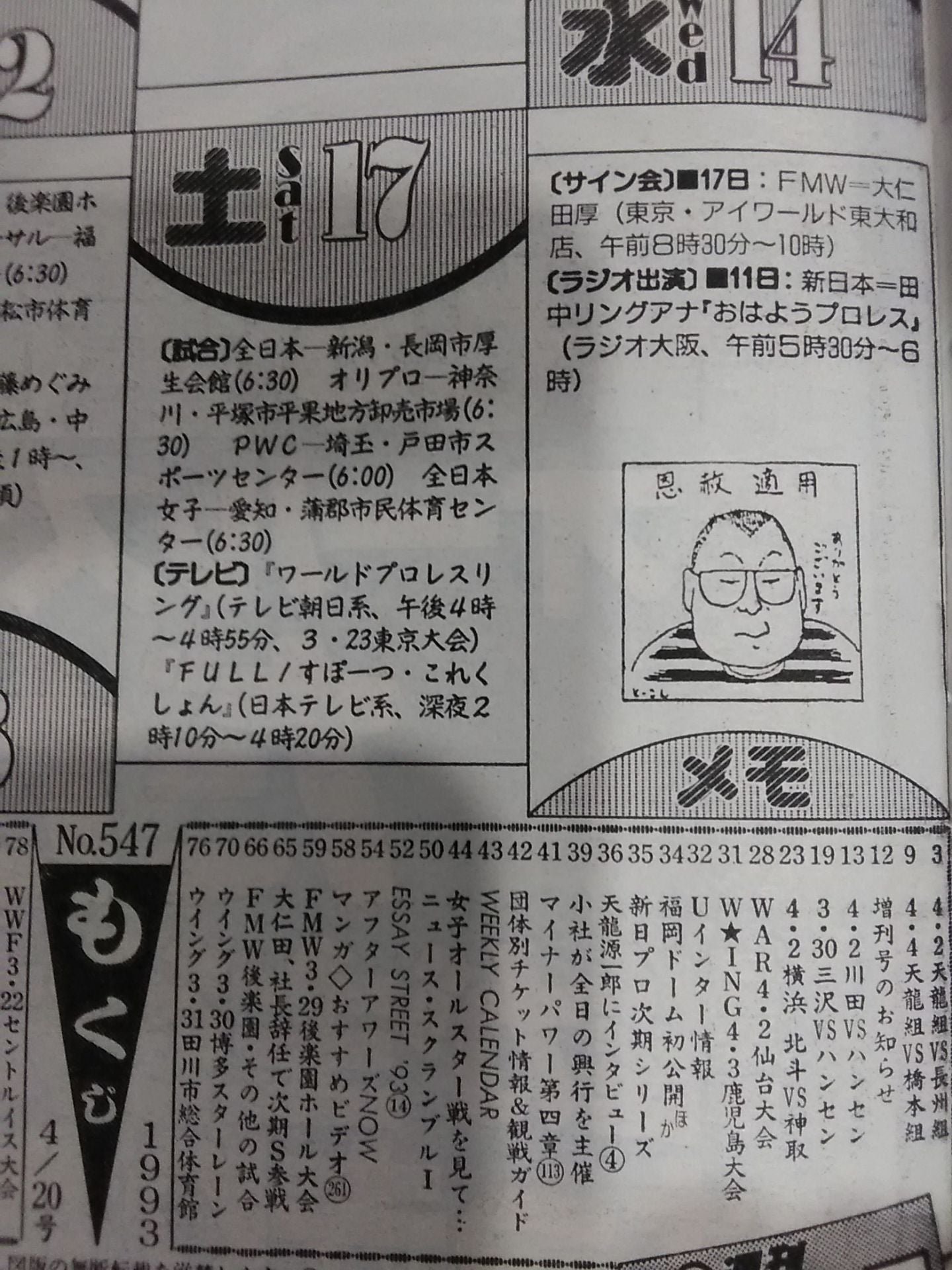 Weekly Pro Wrestling 547