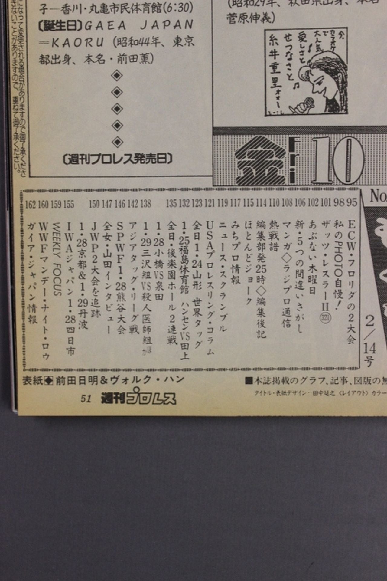 Weekly Pro Wrestling 655