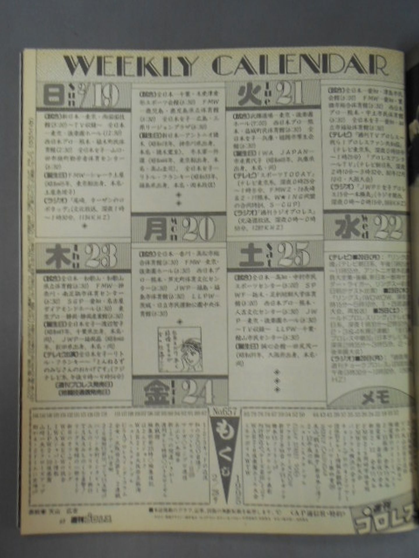 Weekly Pro Wrestling 657