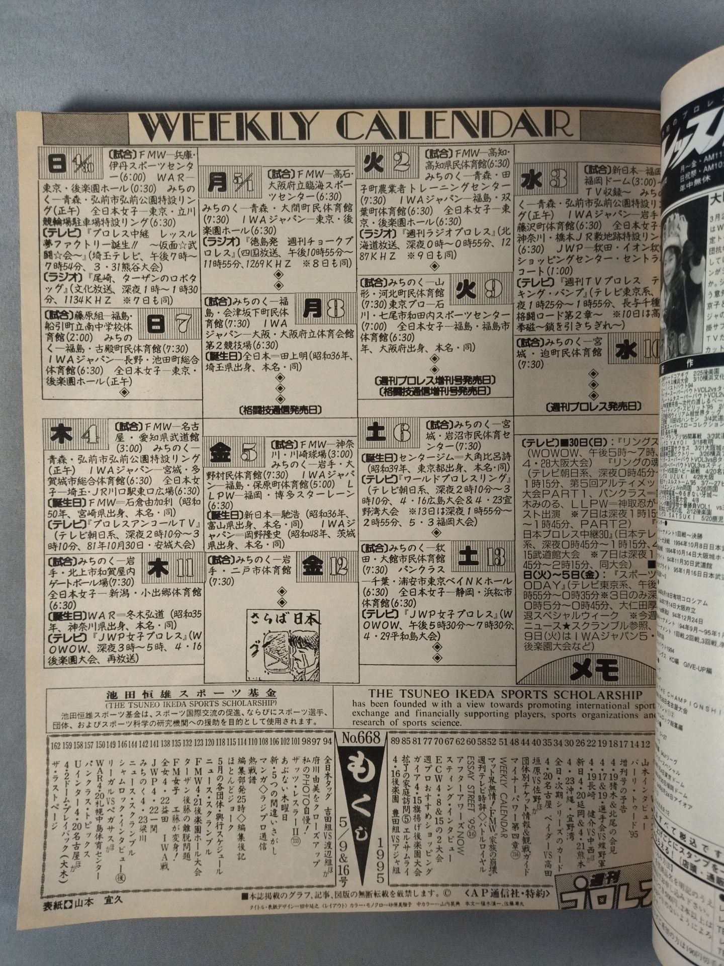 Weekly Pro Wrestling 668