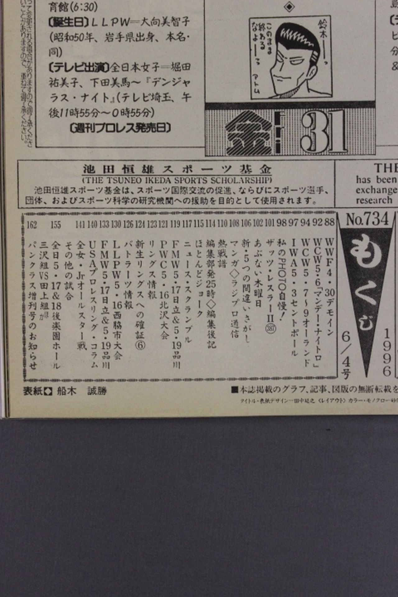 Weekly Pro Wrestling 734