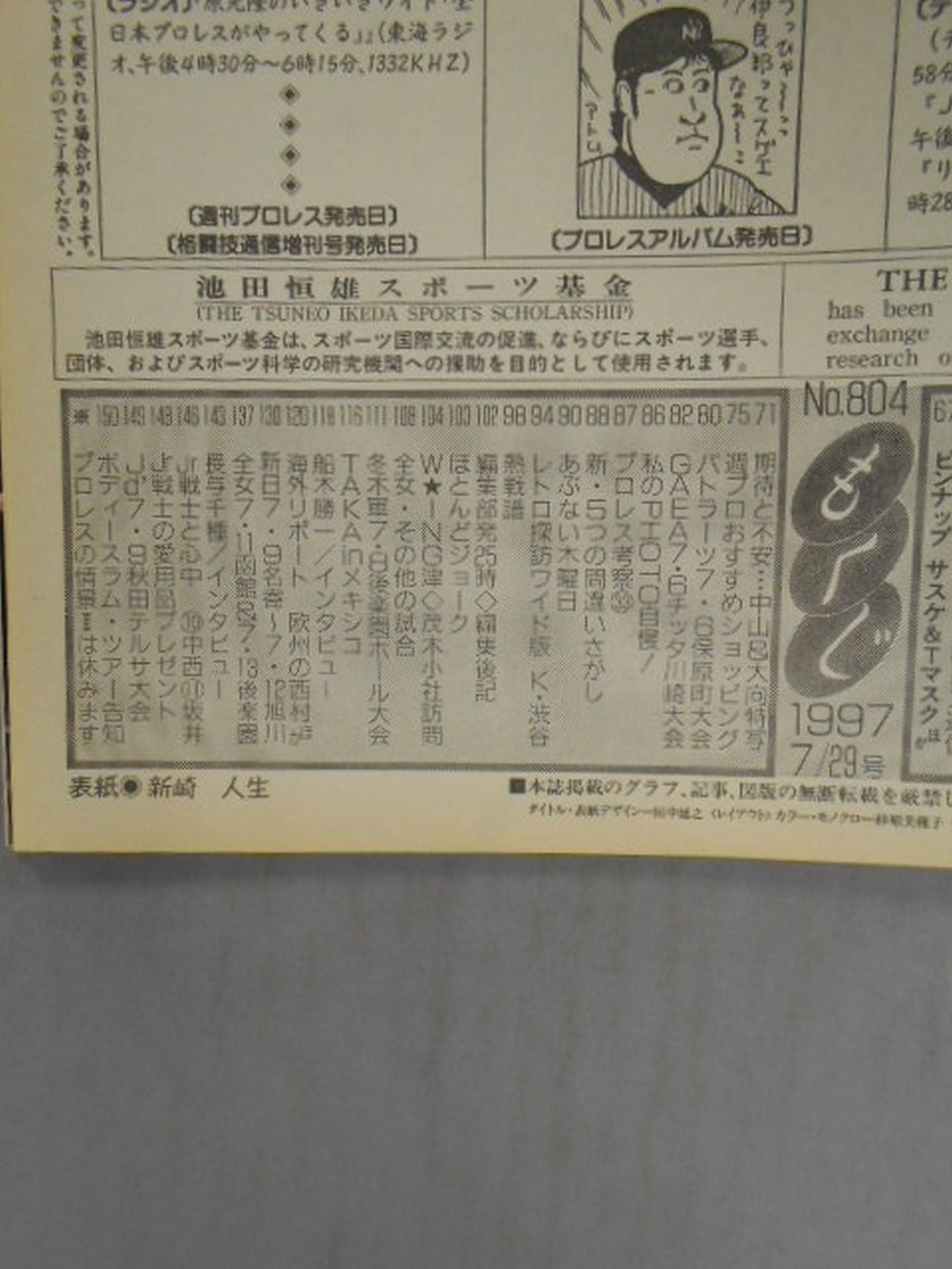 Weekly Pro Wrestling 804