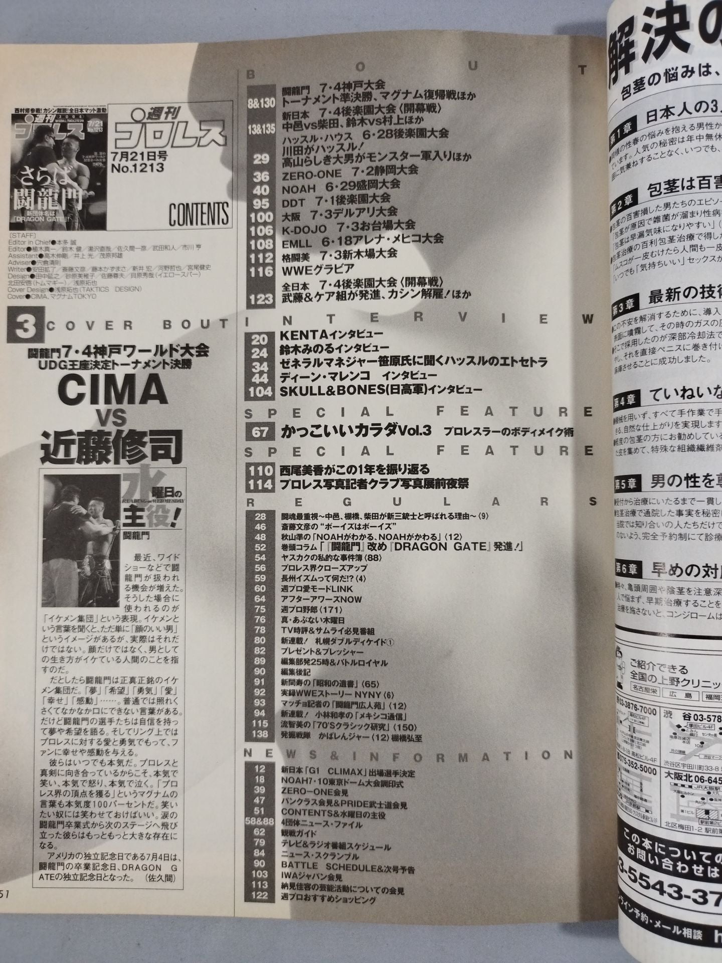週刊プロレス1213
