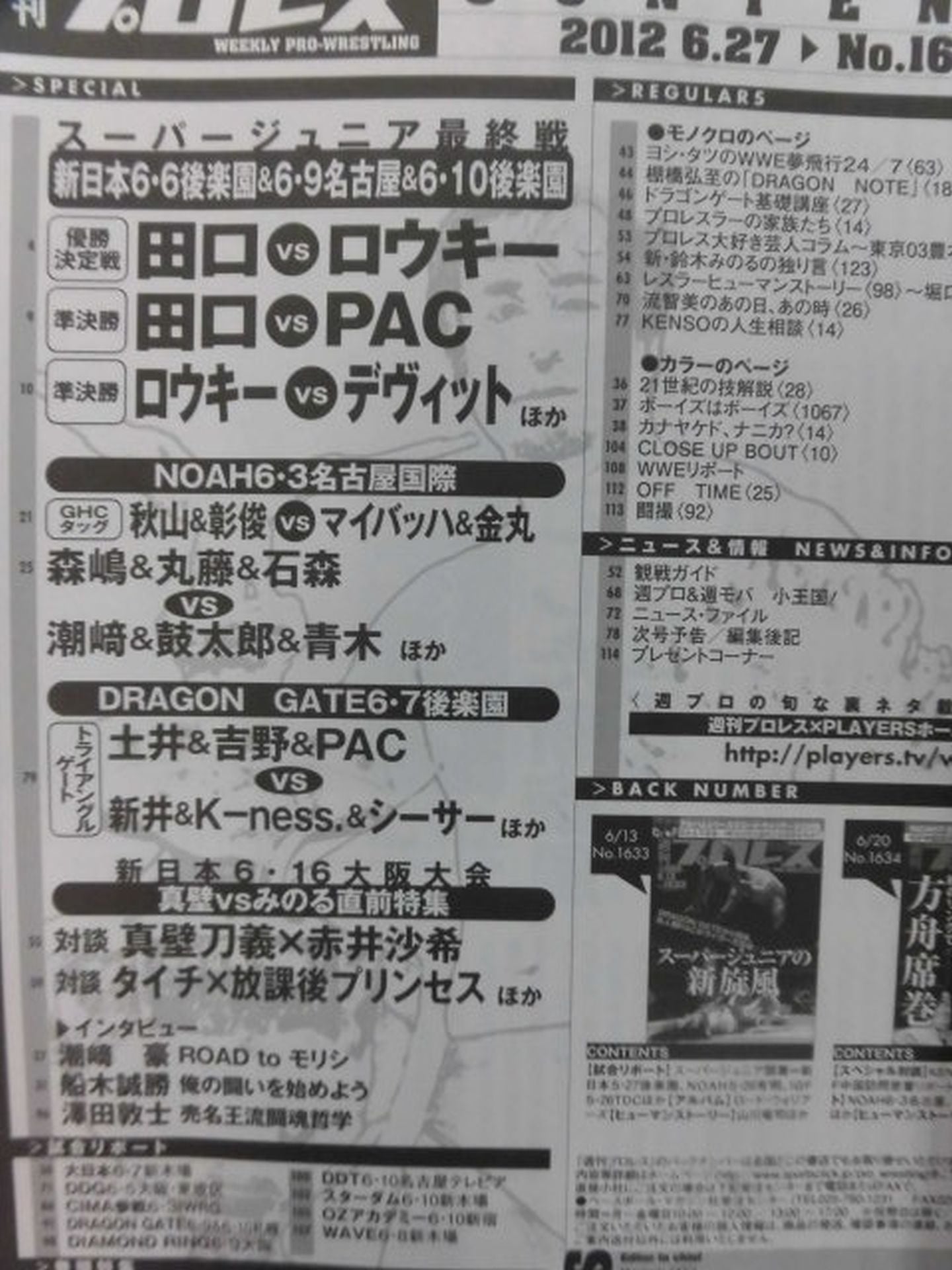 Weekly Pro Wrestling 1635