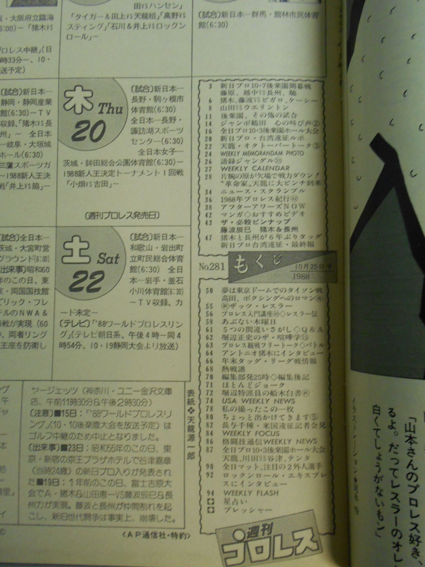 Weekly Pro Wrestling 281