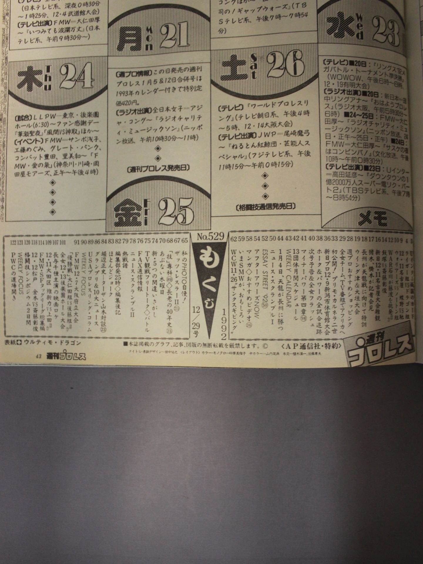 Weekly Pro Wrestling 529