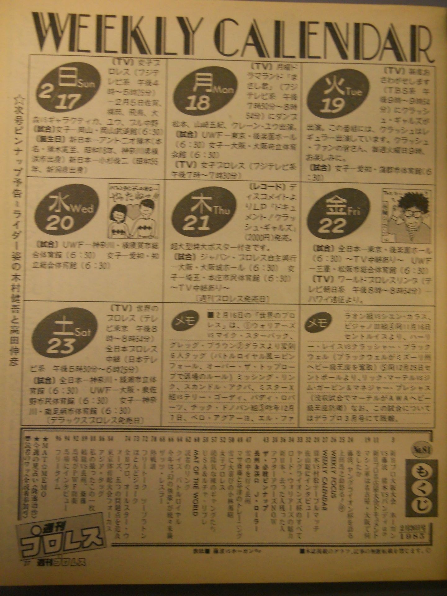 Weekly Pro Wrestling 81