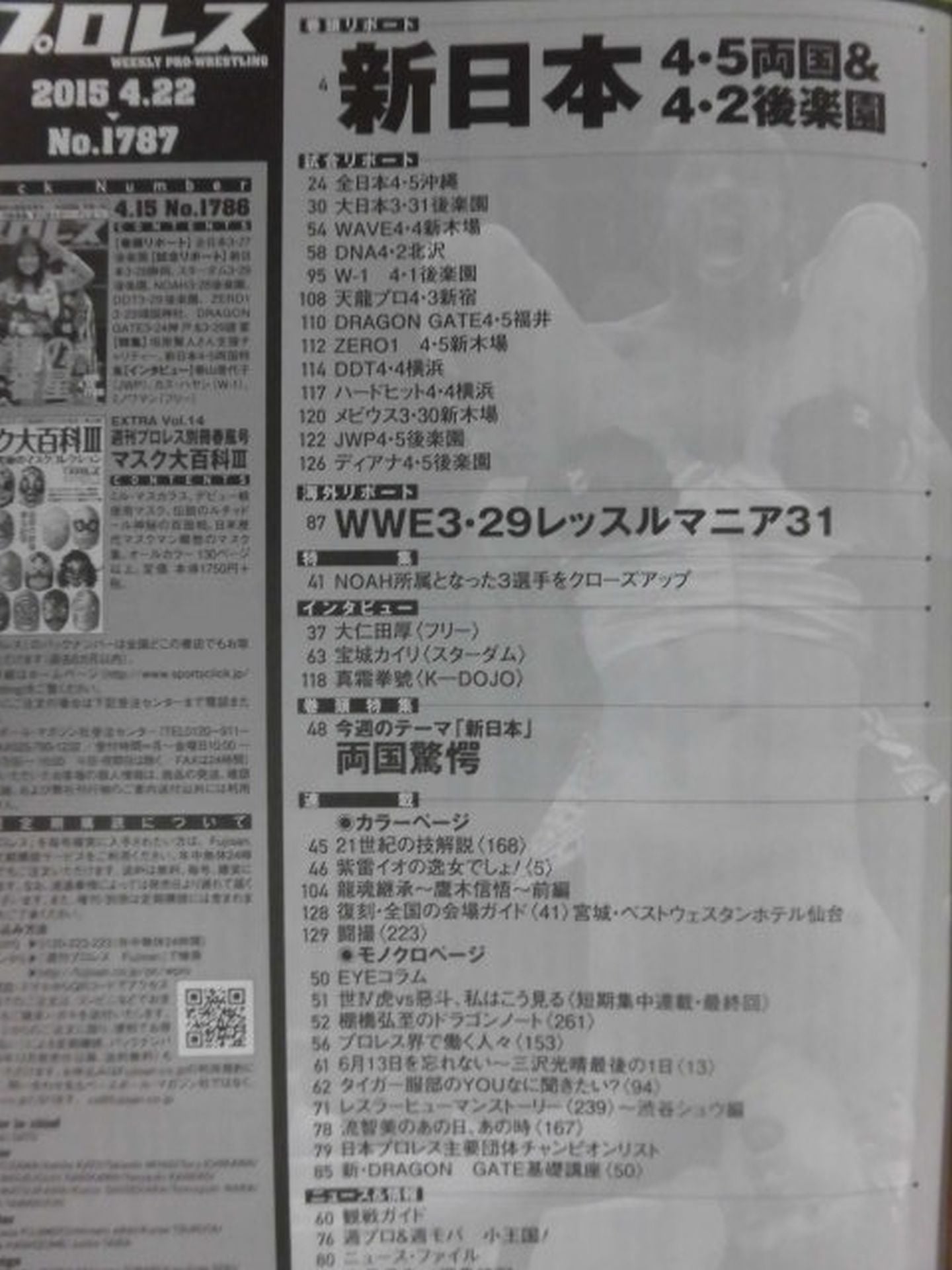 Weekly Pro Wrestling 1787
