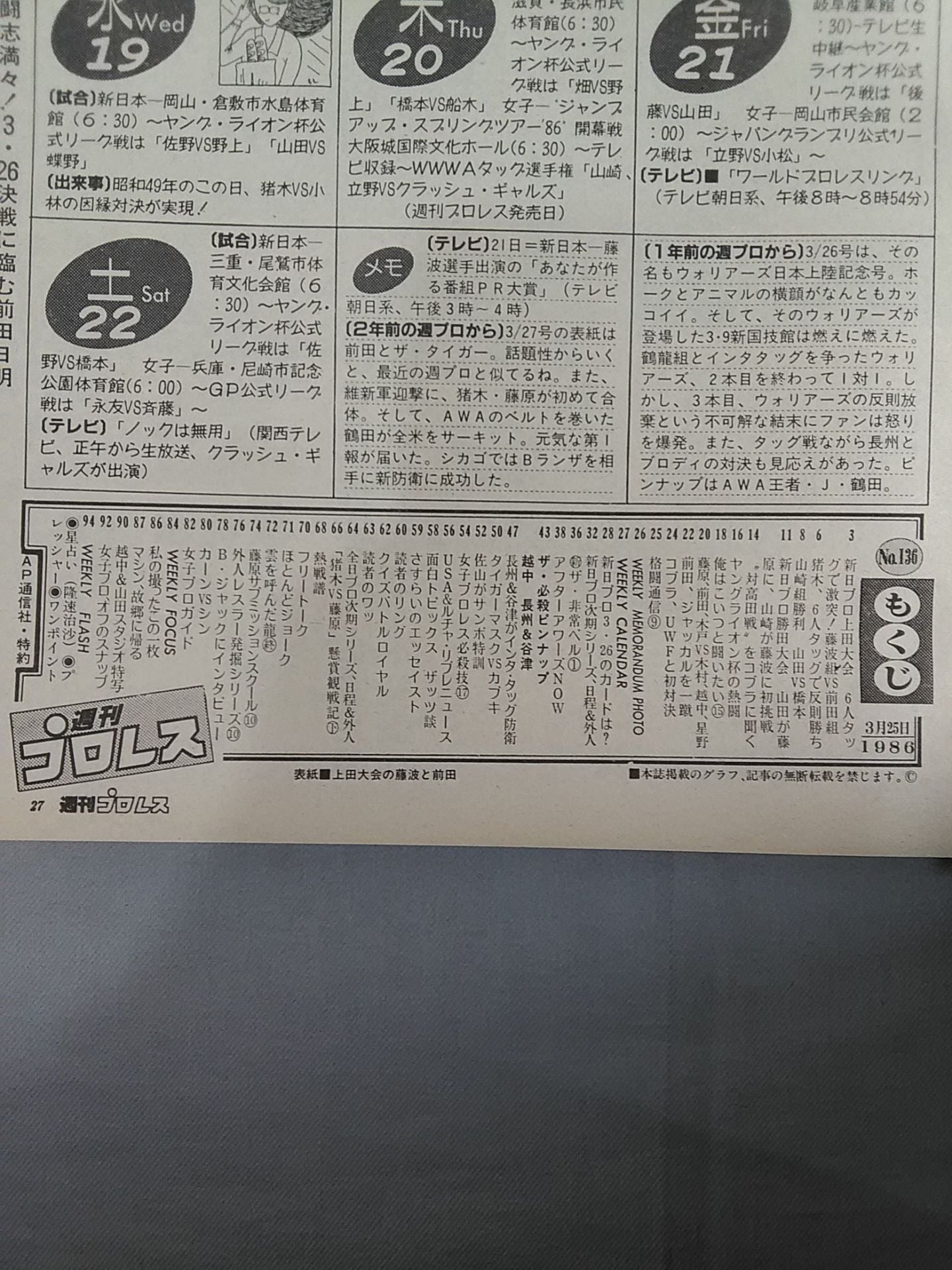 Weekly Pro Wrestling 136
