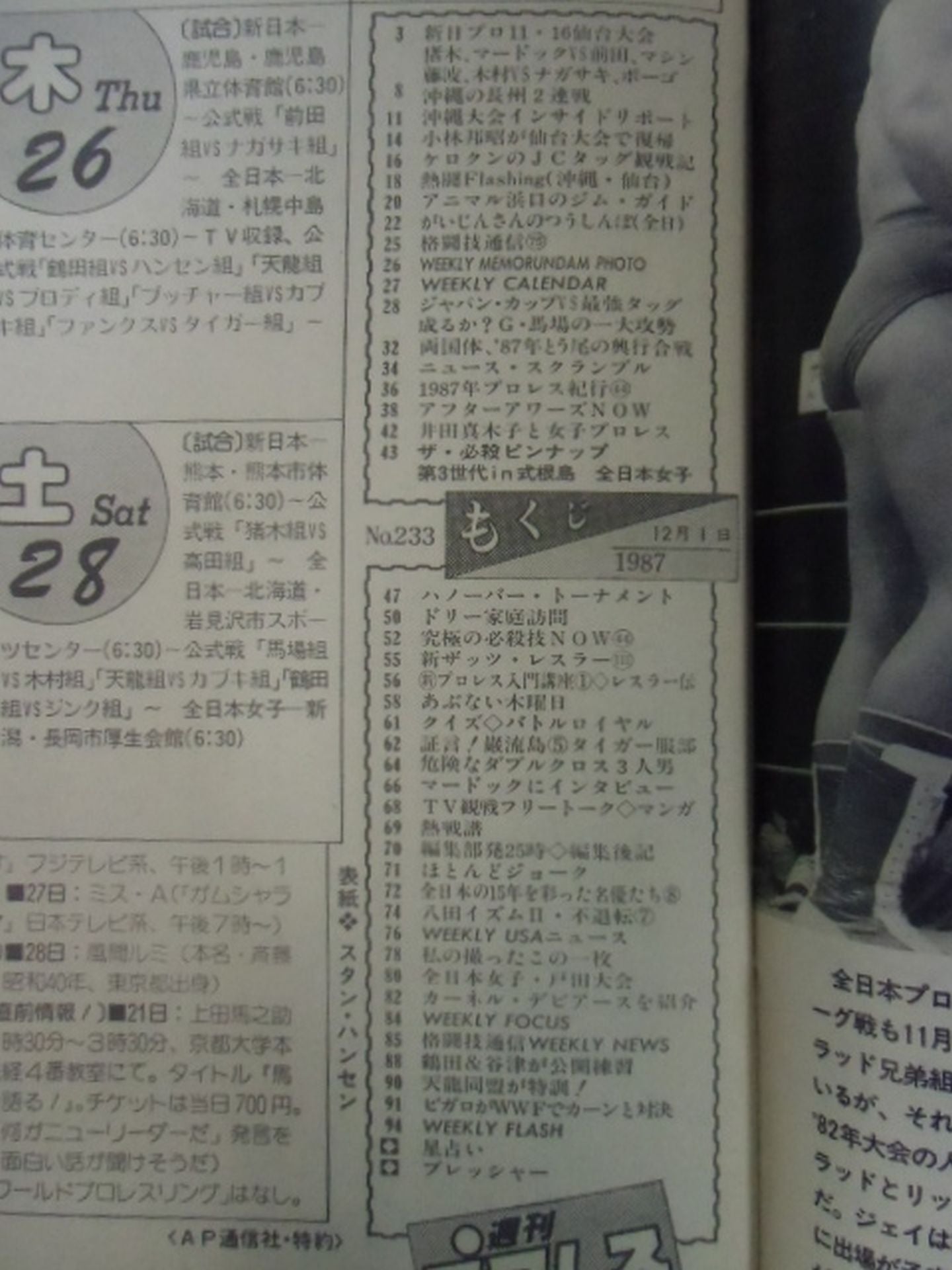 Weekly Pro Wrestling 233