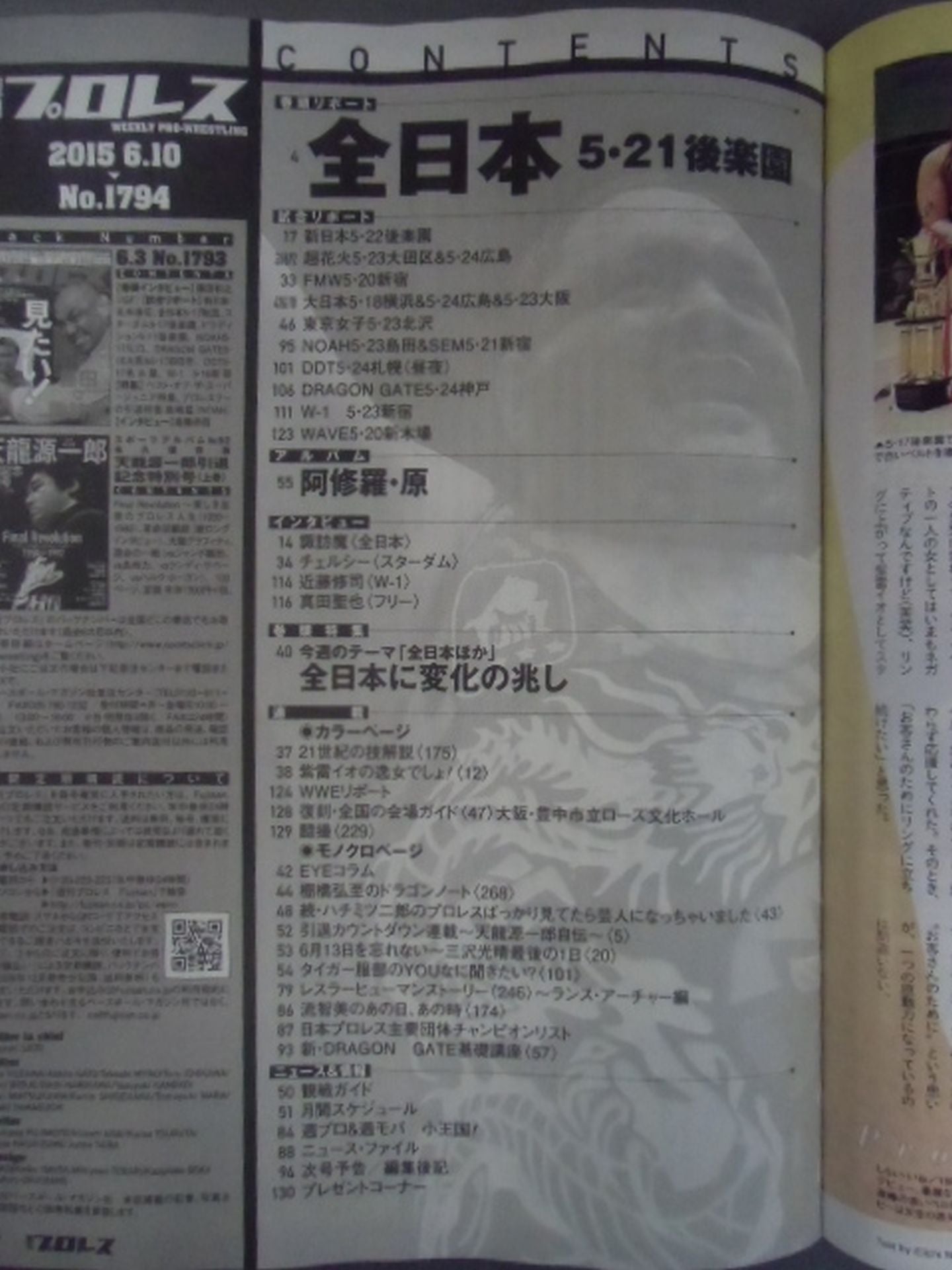 Weekly Pro Wrestling 1794