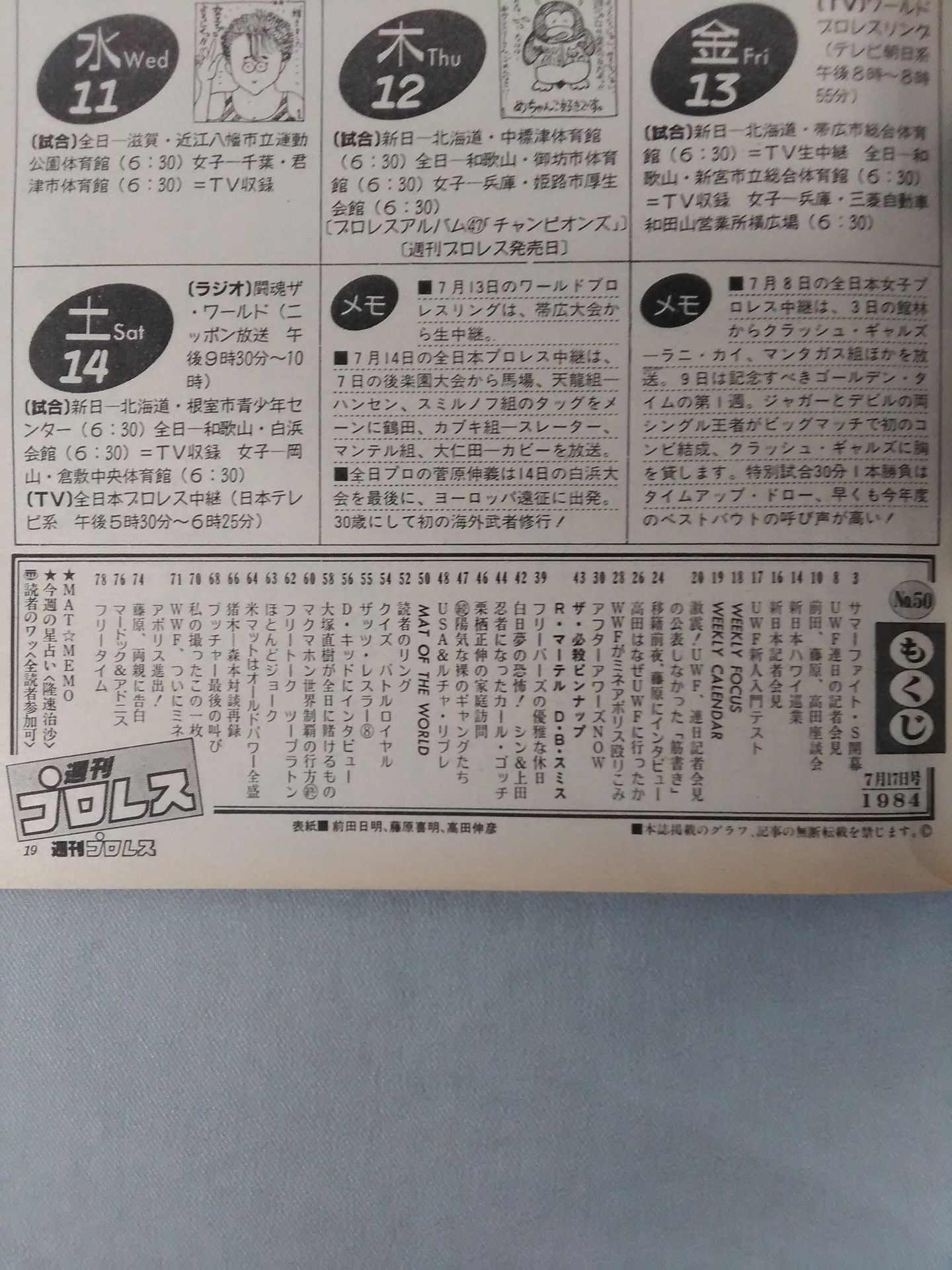 Weekly Pro Wrestling 50