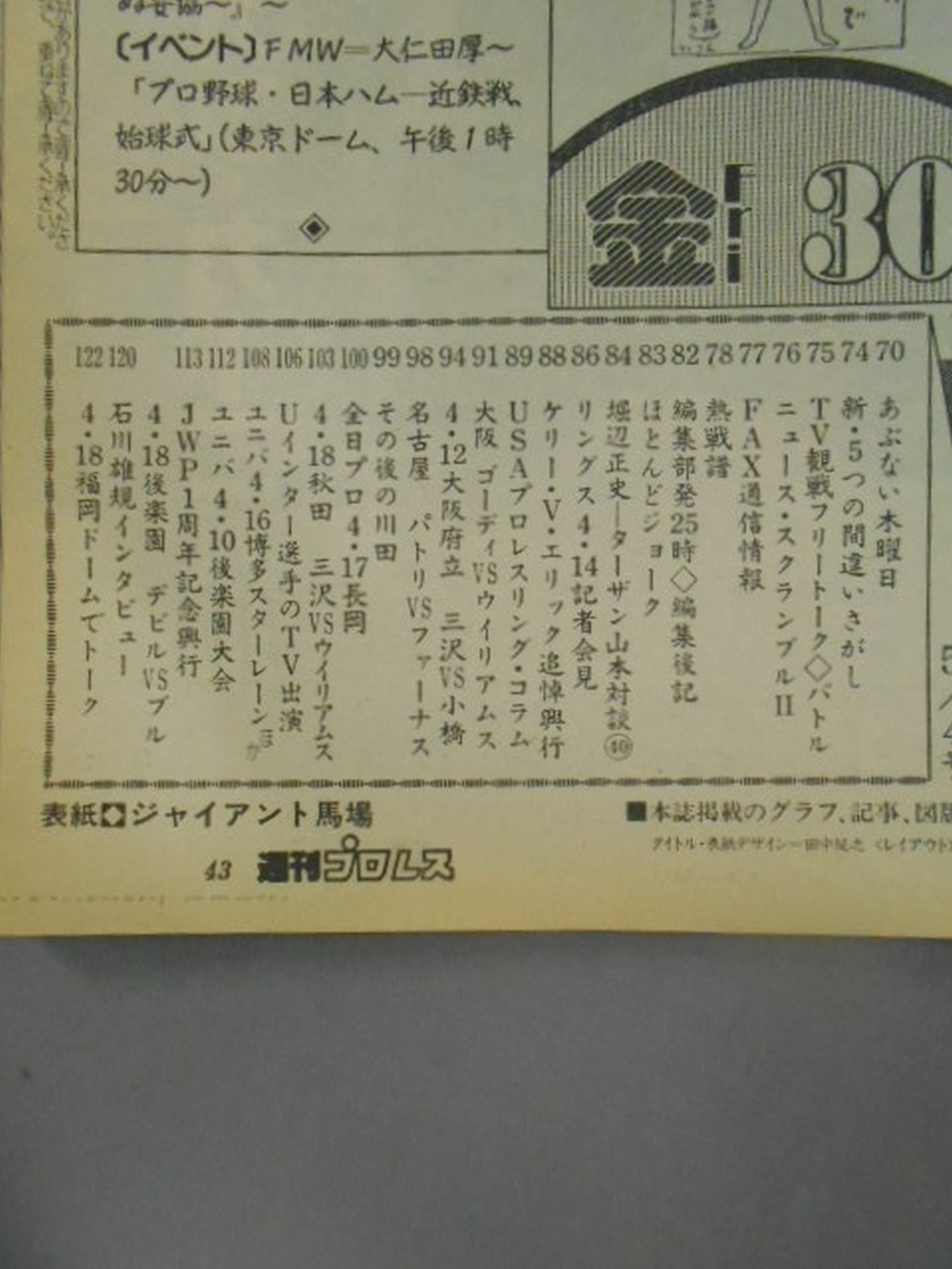 Weekly Pro Wrestling 550