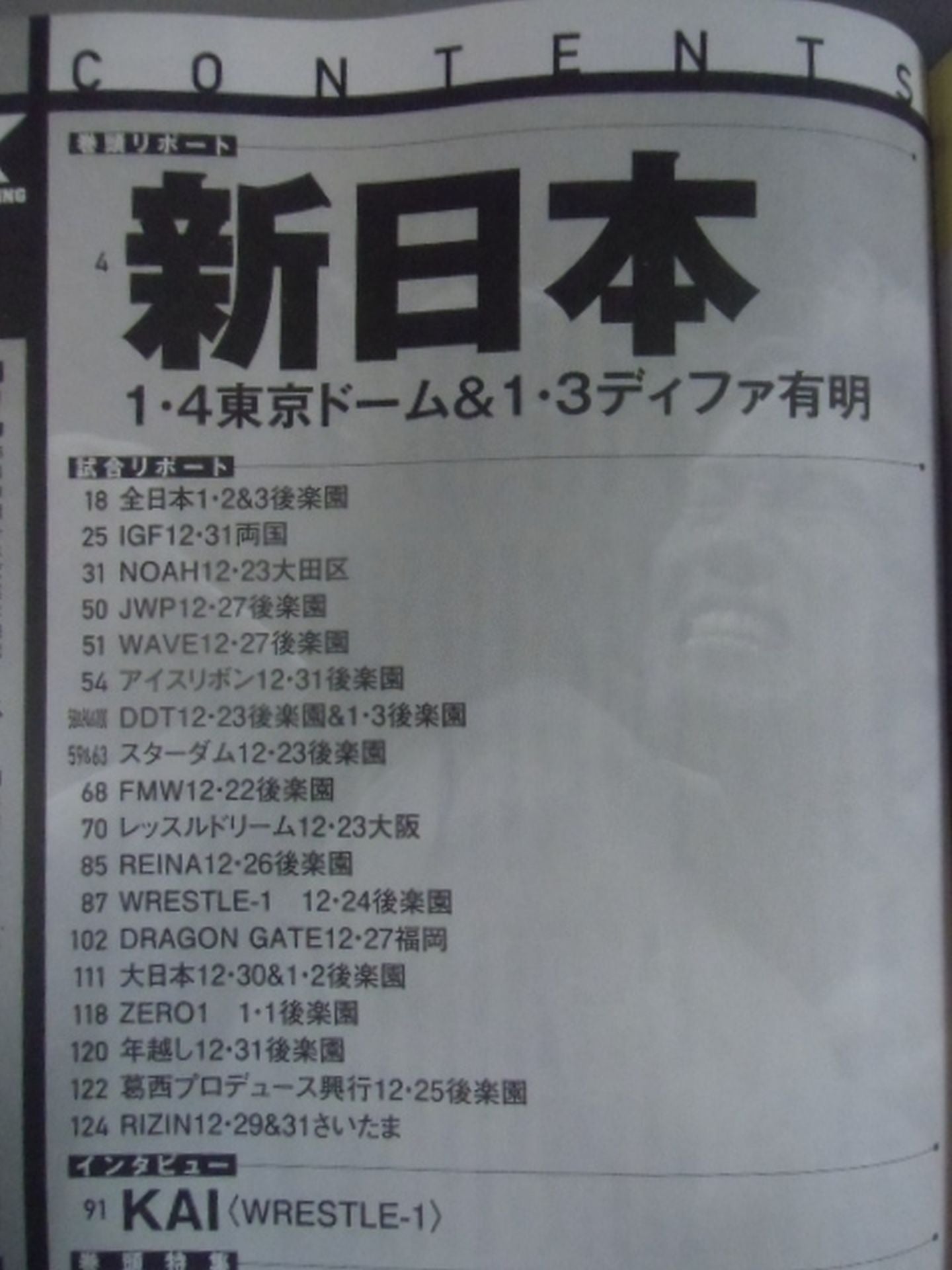 Weekly Pro Wrestling 1828