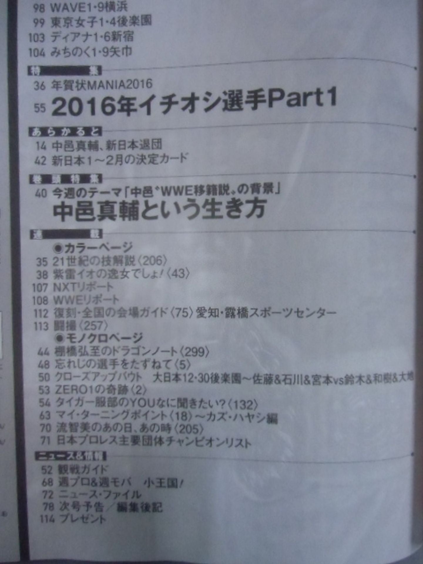 Weekly Pro Wrestling 1831