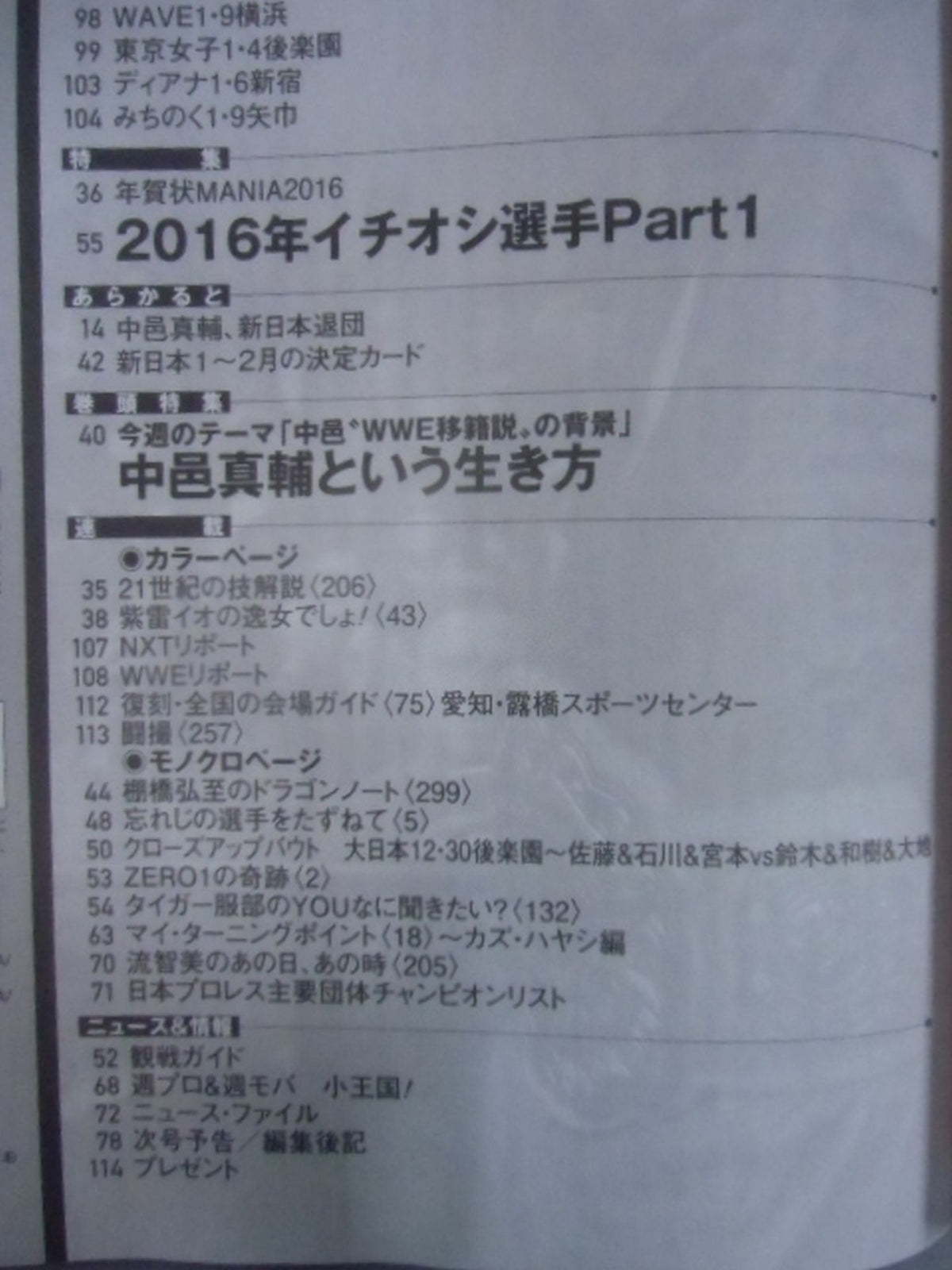 週刊プロレス1831
