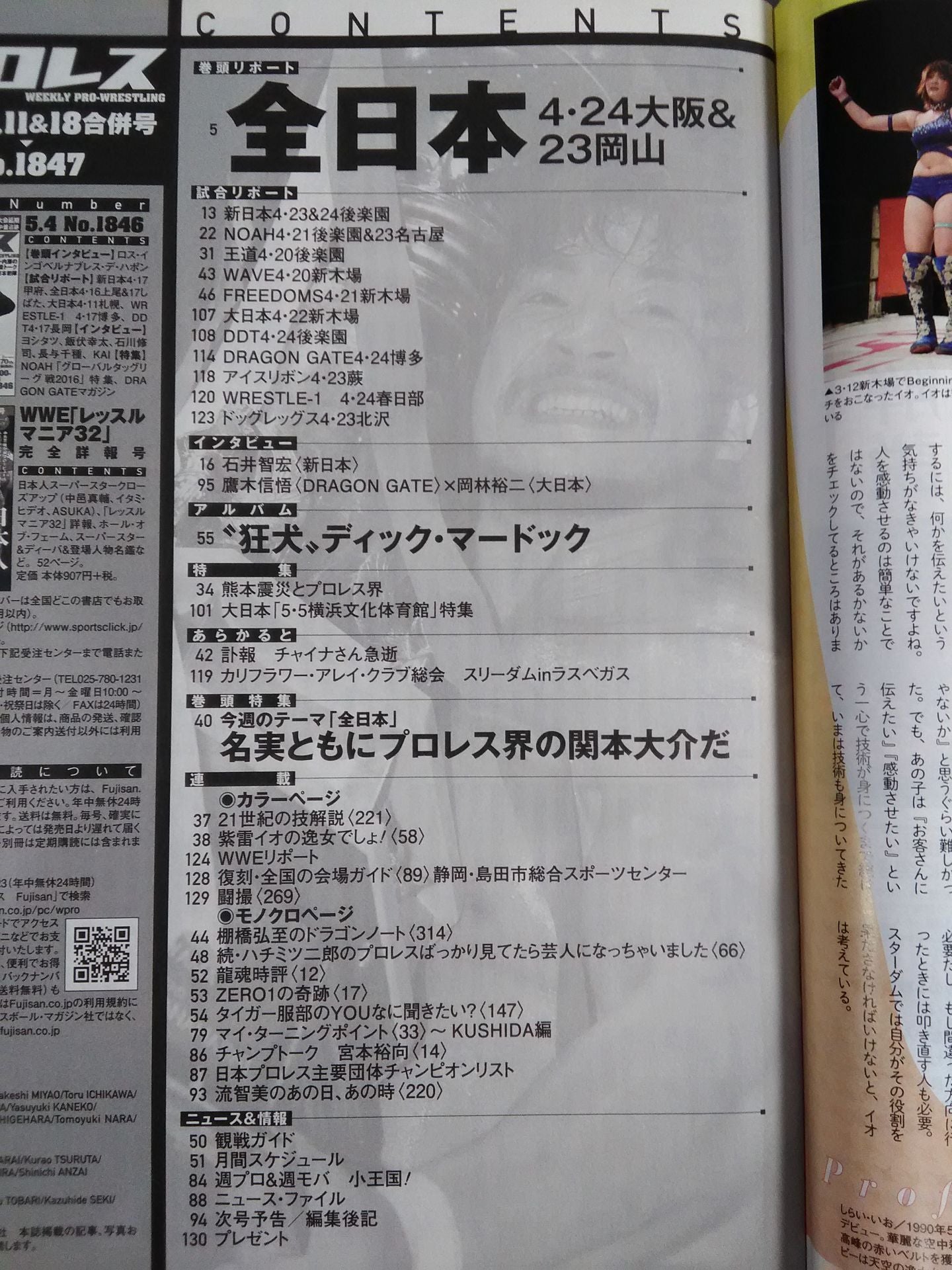 Weekly Pro Wrestling 1847