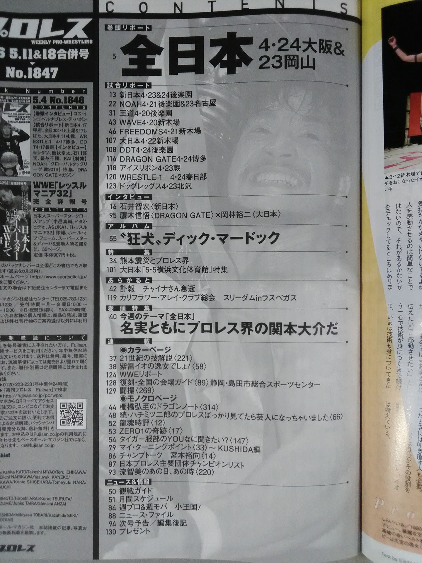 Weekly Pro Wrestling 1847