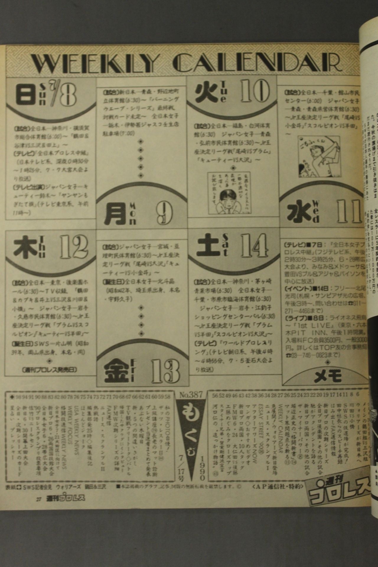 Weekly Pro Wrestling 387