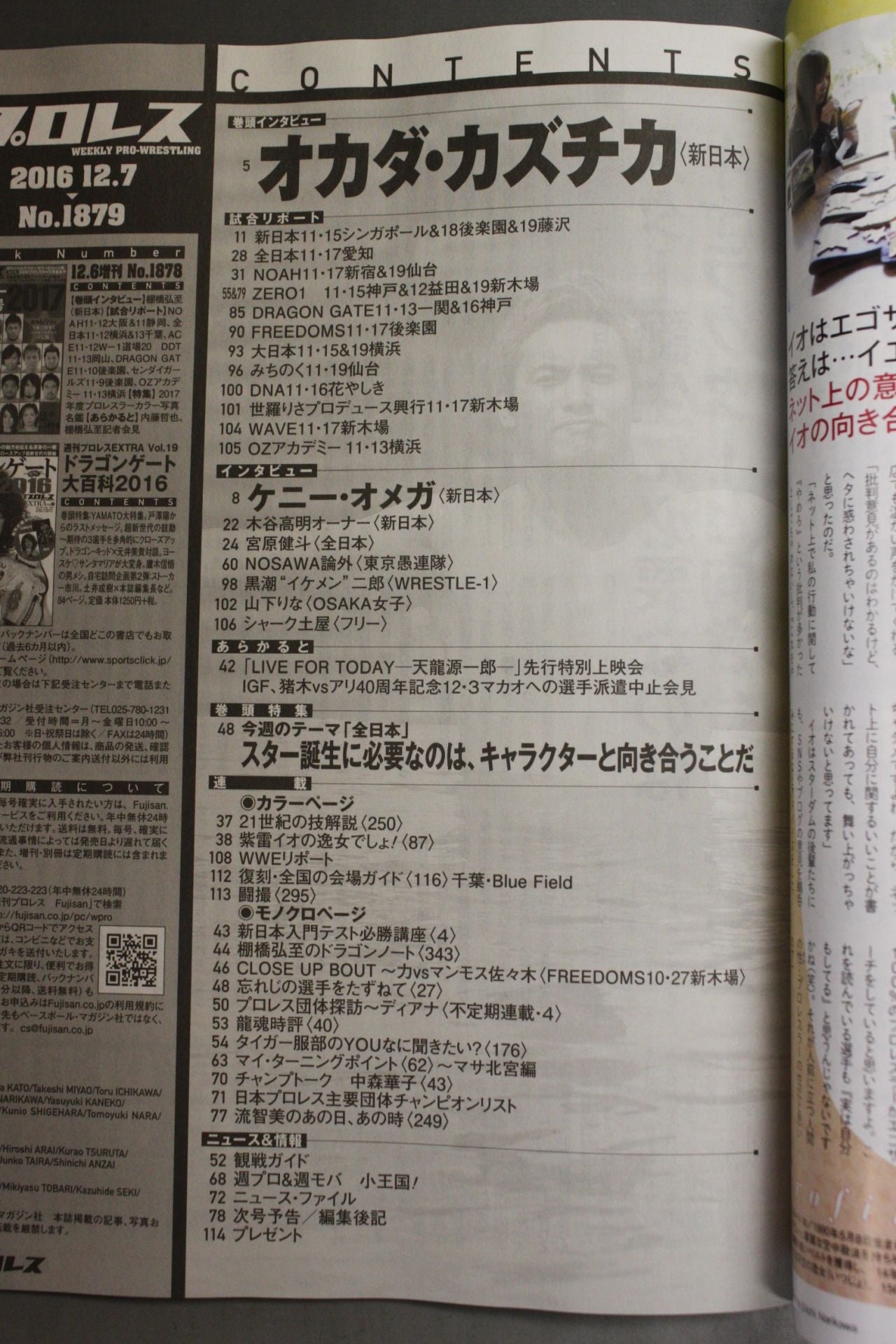 Weekly Pro Wrestling 1879