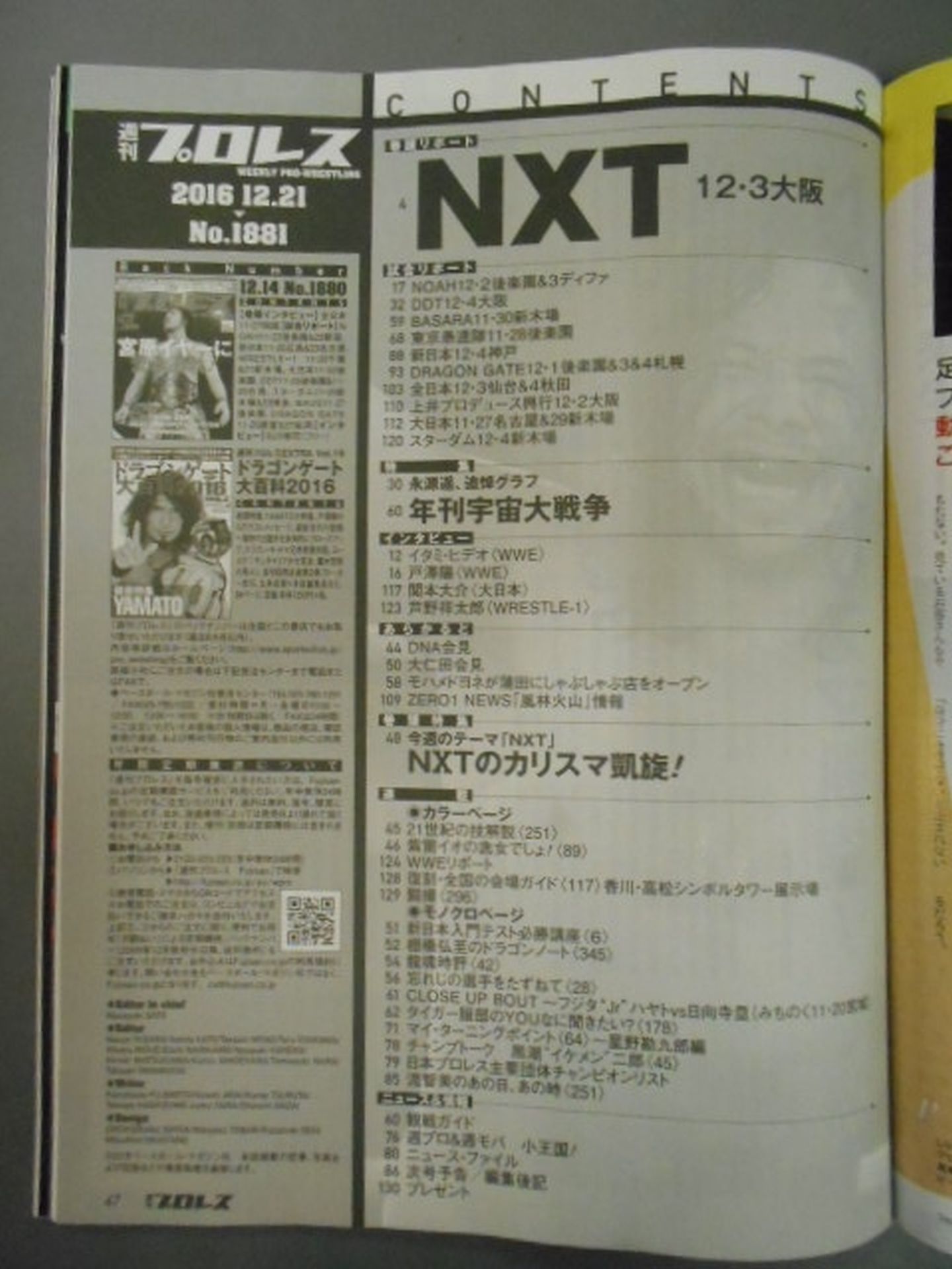 週刊プロレス1881