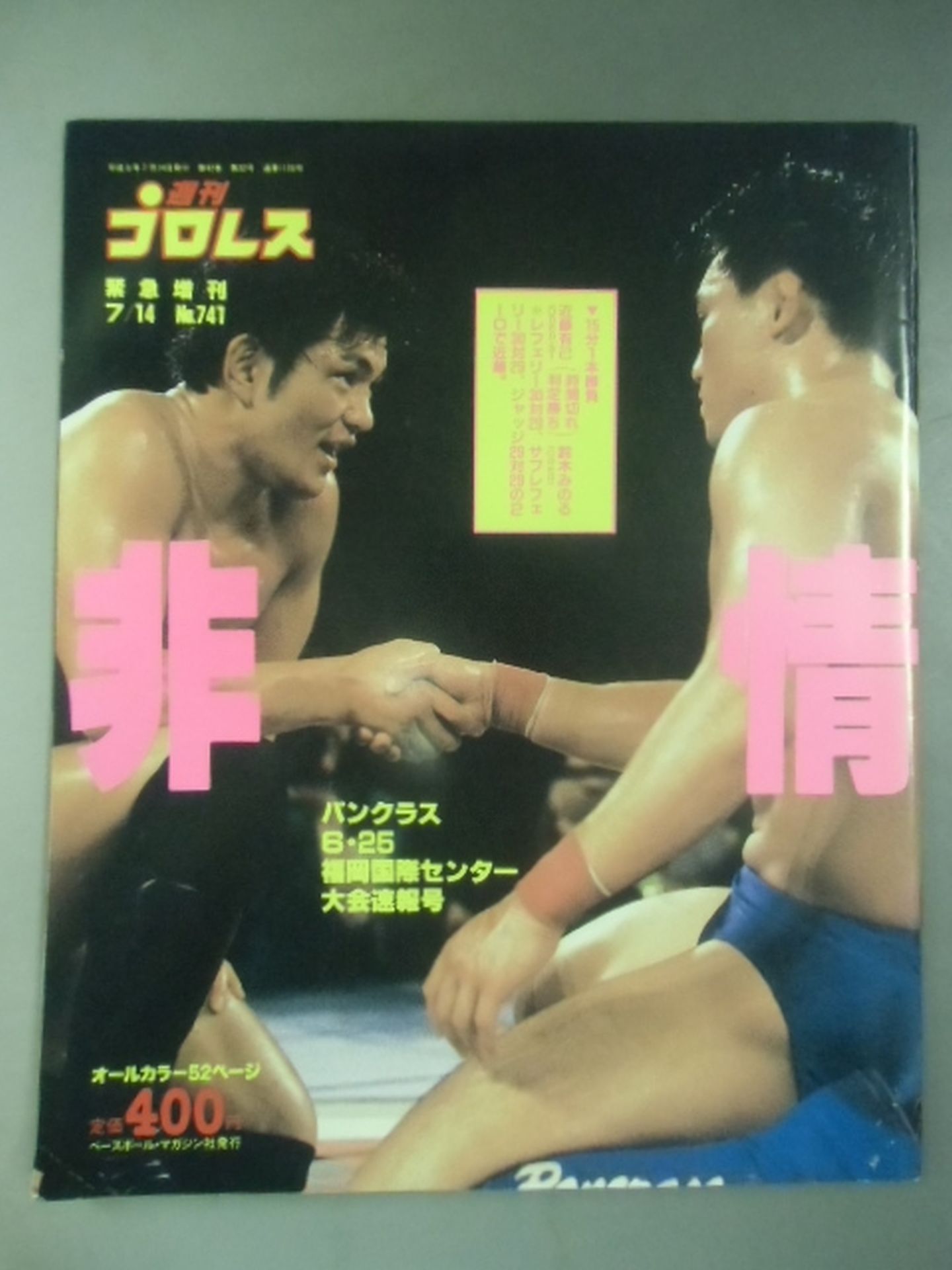 Weekly Pro Wrestling 741