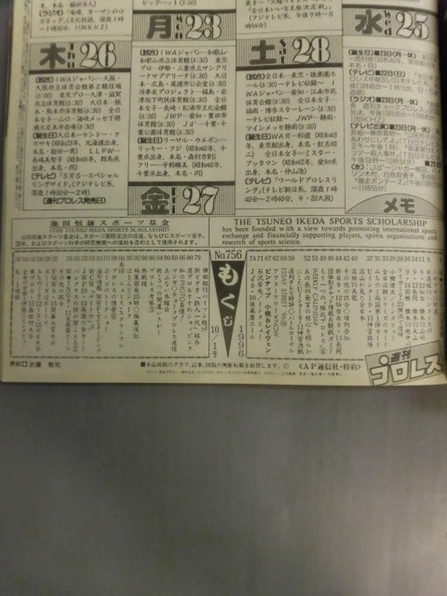 Weekly Pro Wrestling 756