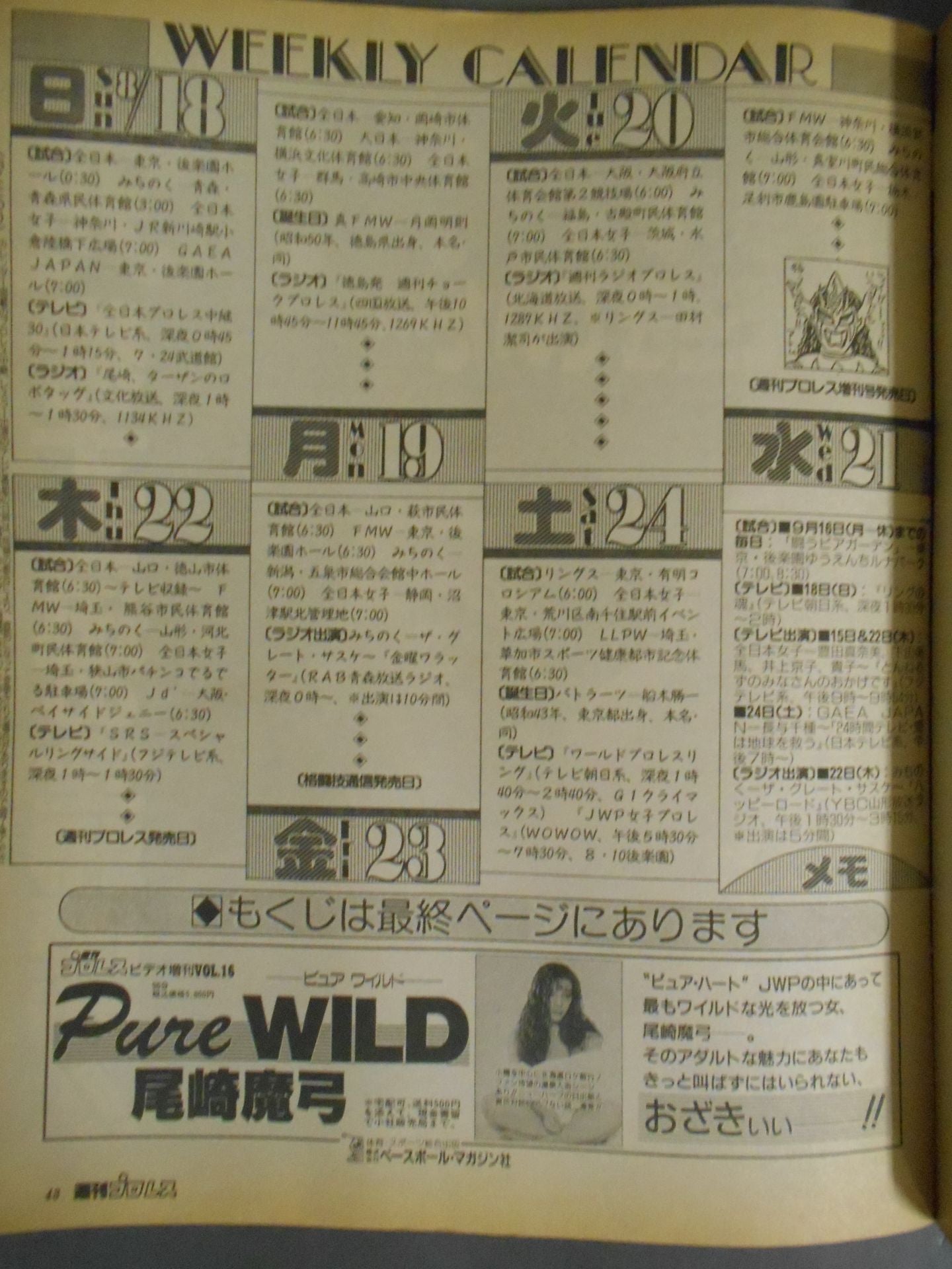 Weekly Pro Wrestling 749