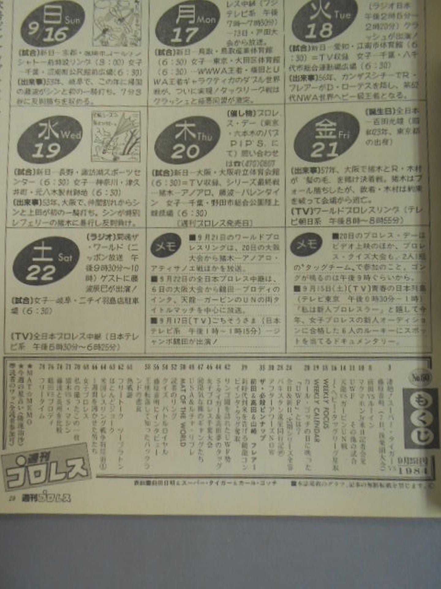 Weekly Pro Wrestling 60