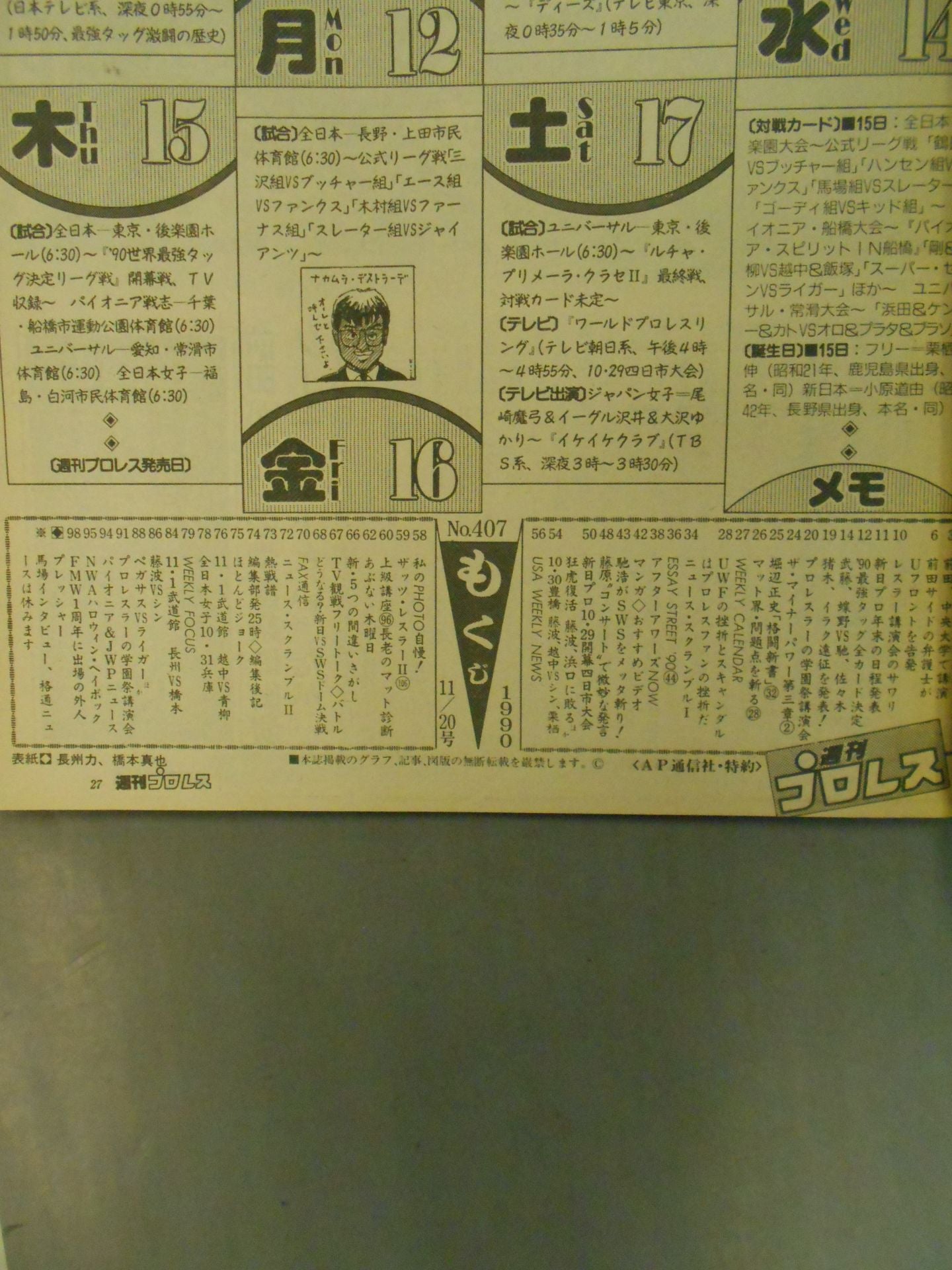 Weekly Pro Wrestling 407