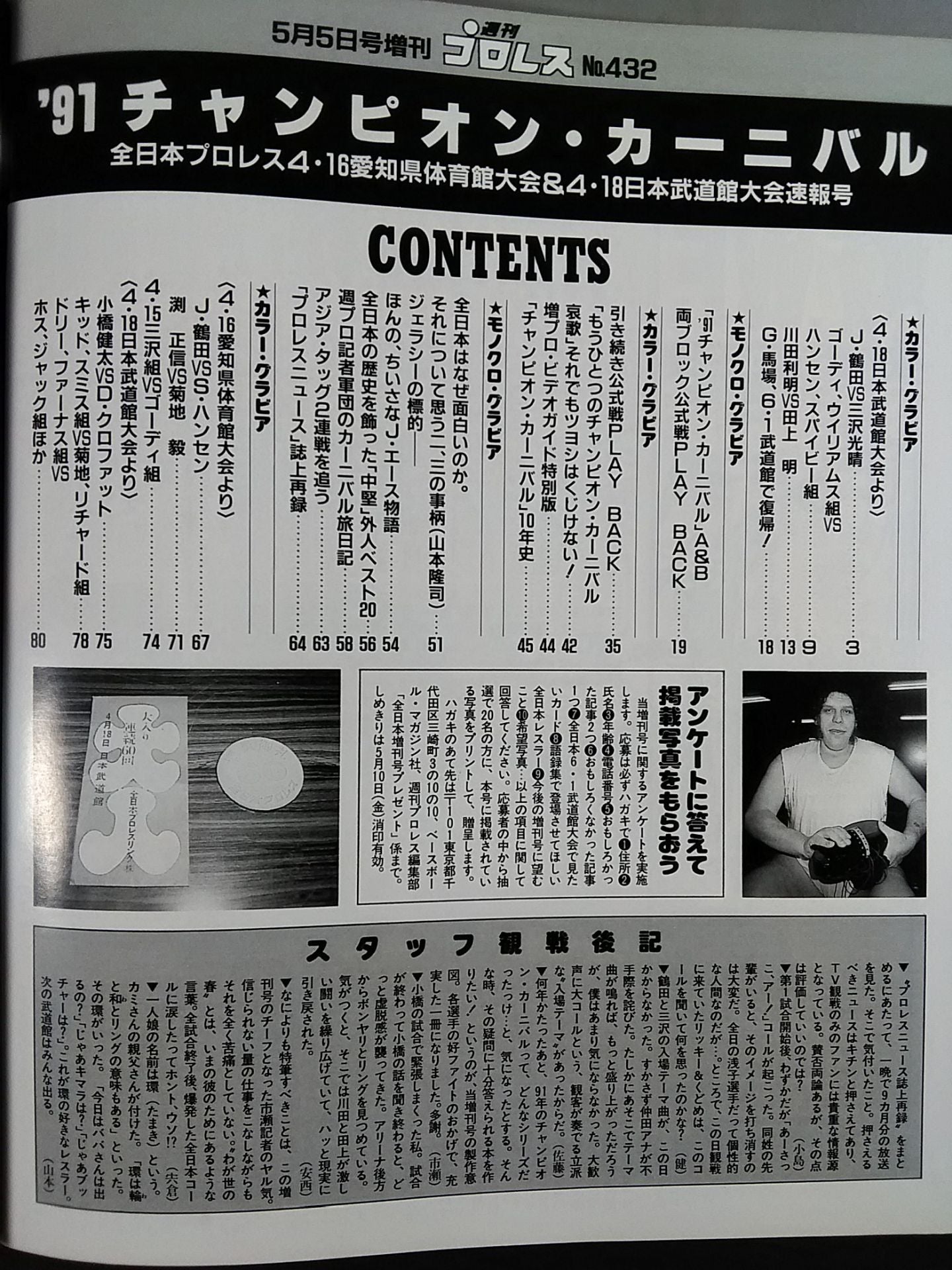 Weekly Pro Wrestling 432