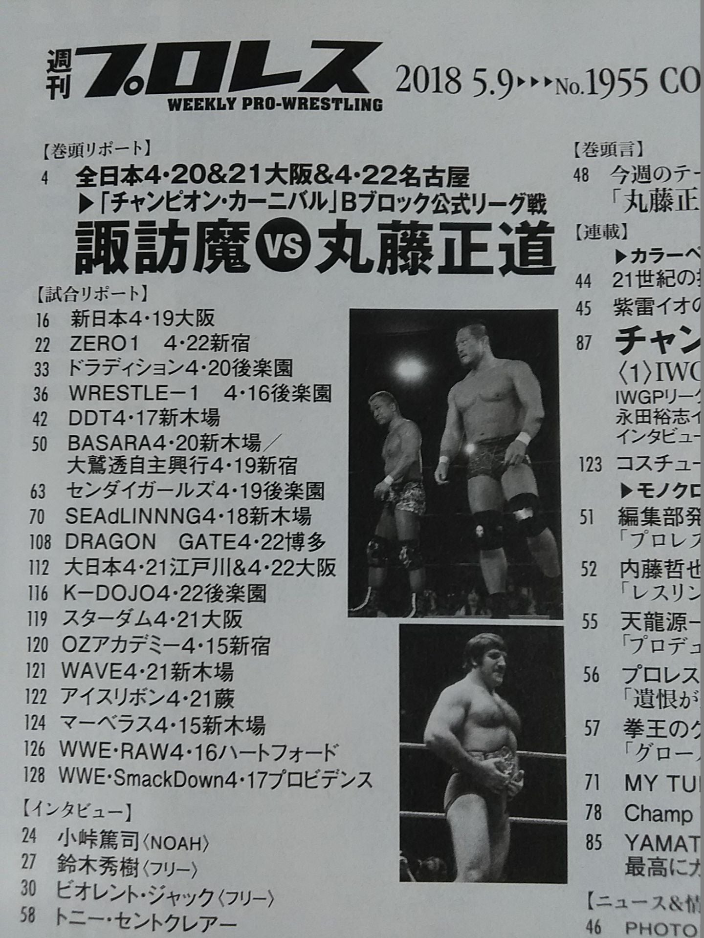 Weekly Pro Wrestling 1955