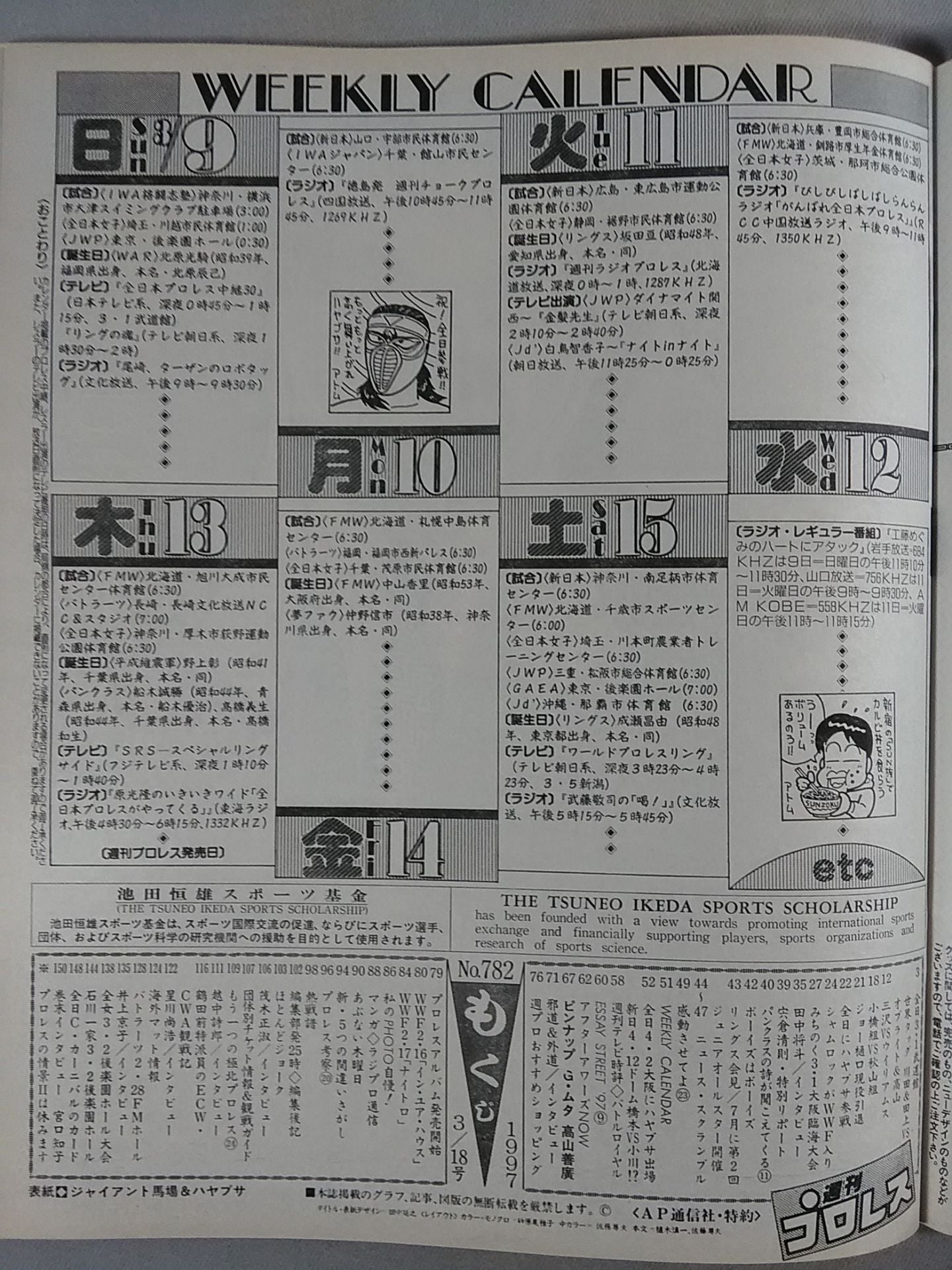 Weekly Pro Wrestling 782