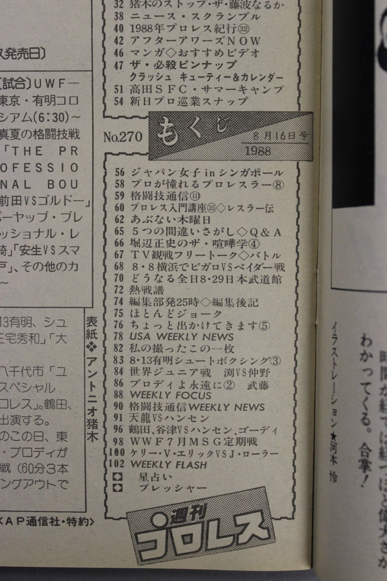 Weekly Pro Wrestling 270