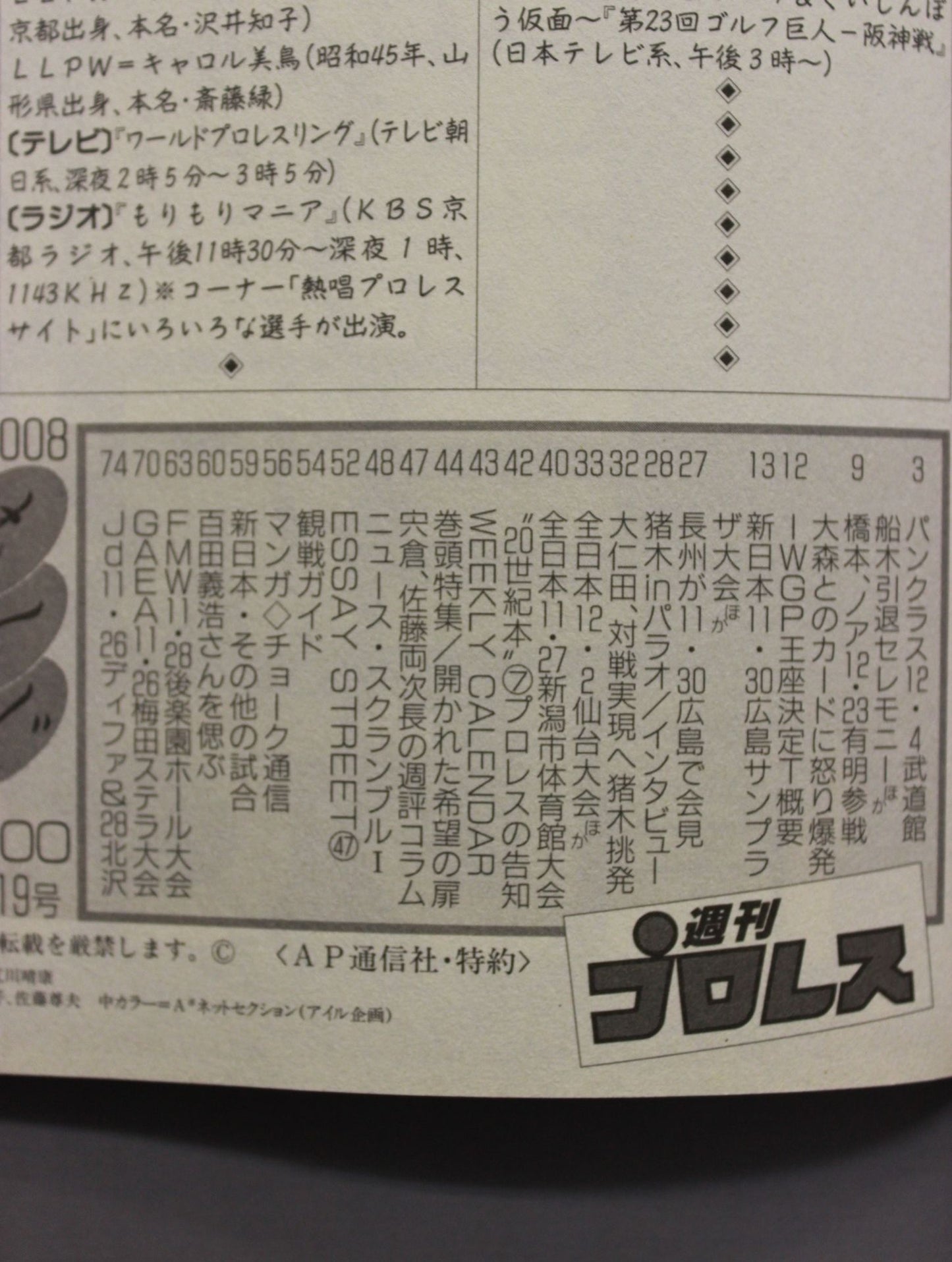 Weekly Pro Wrestling 1008