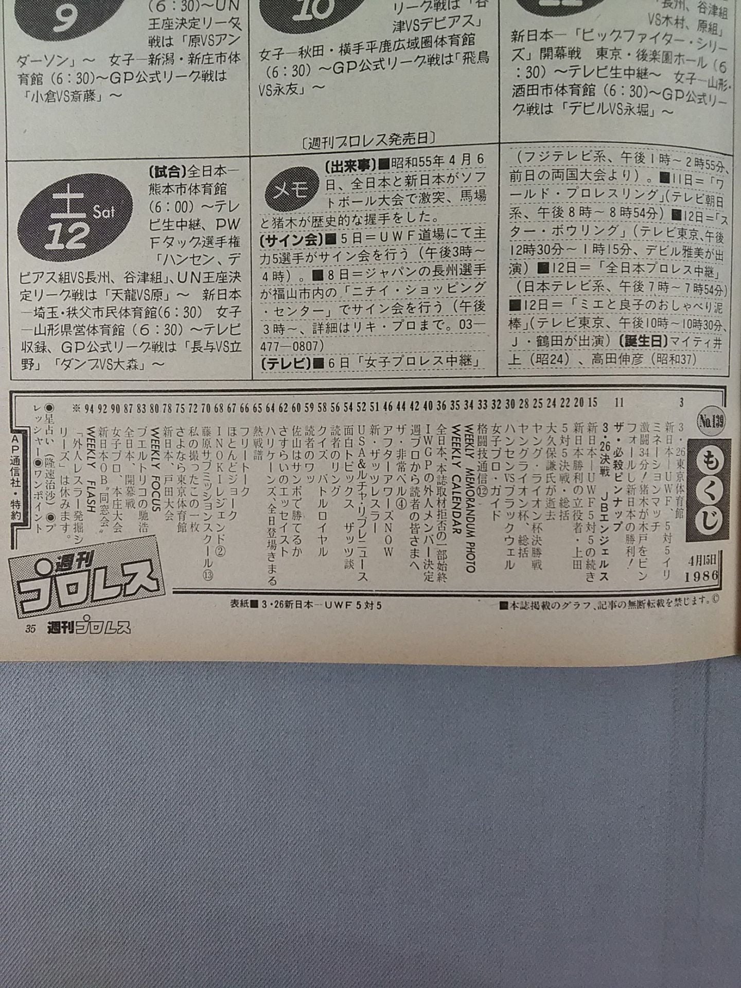 Weekly Pro Wrestling 139