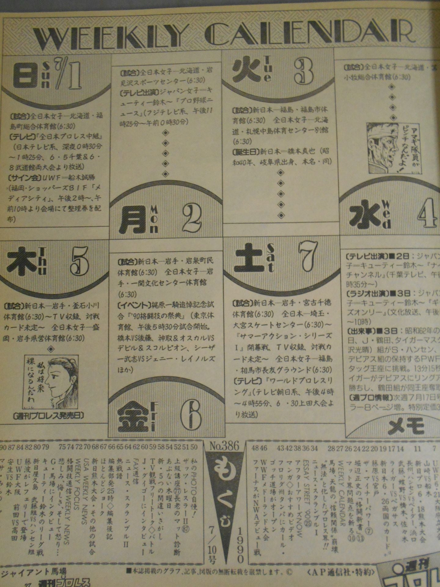 Weekly Pro Wrestling 386